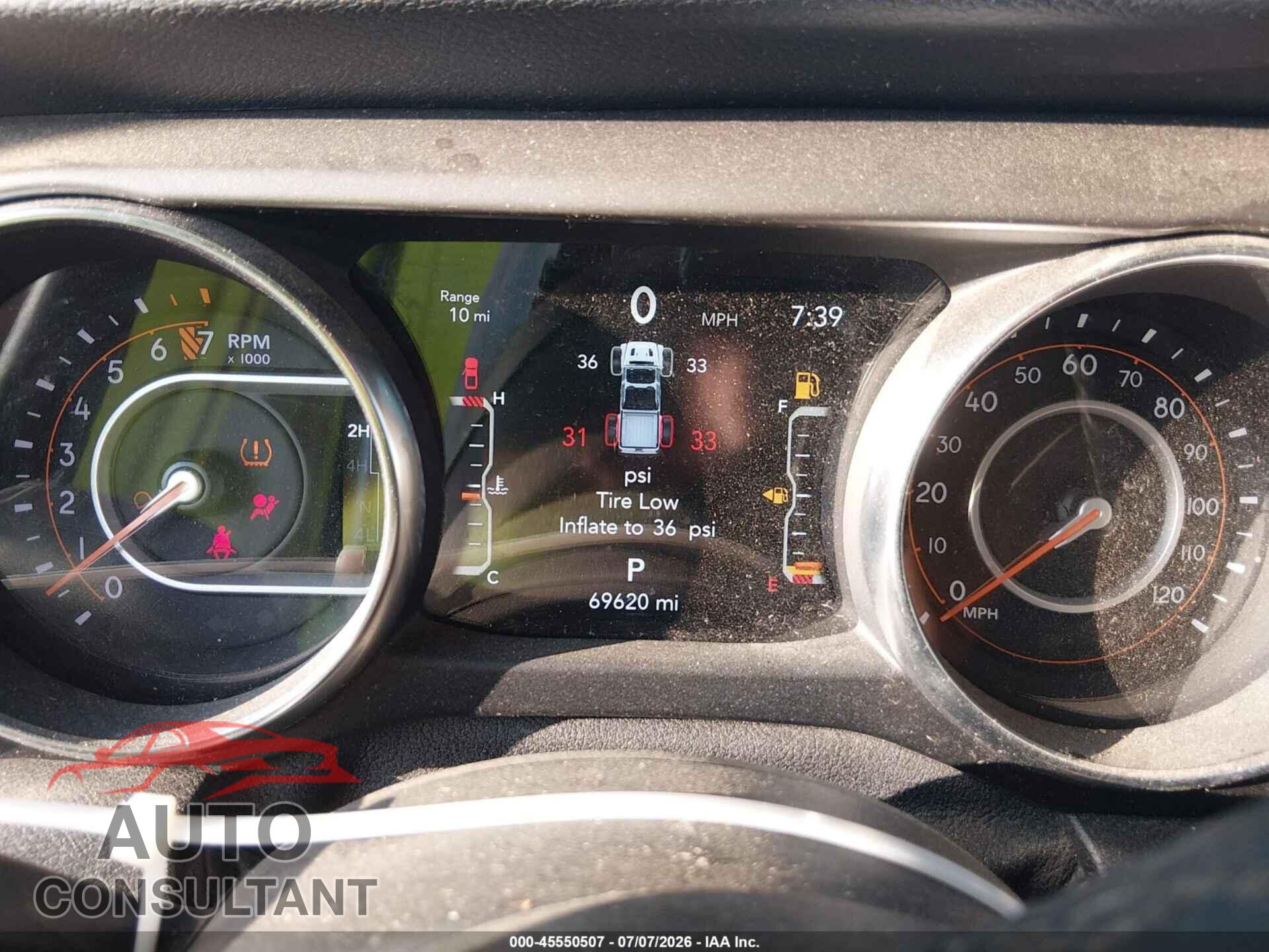 JEEP GLADIATOR 2020 - 1C6HJTAG3LL174362