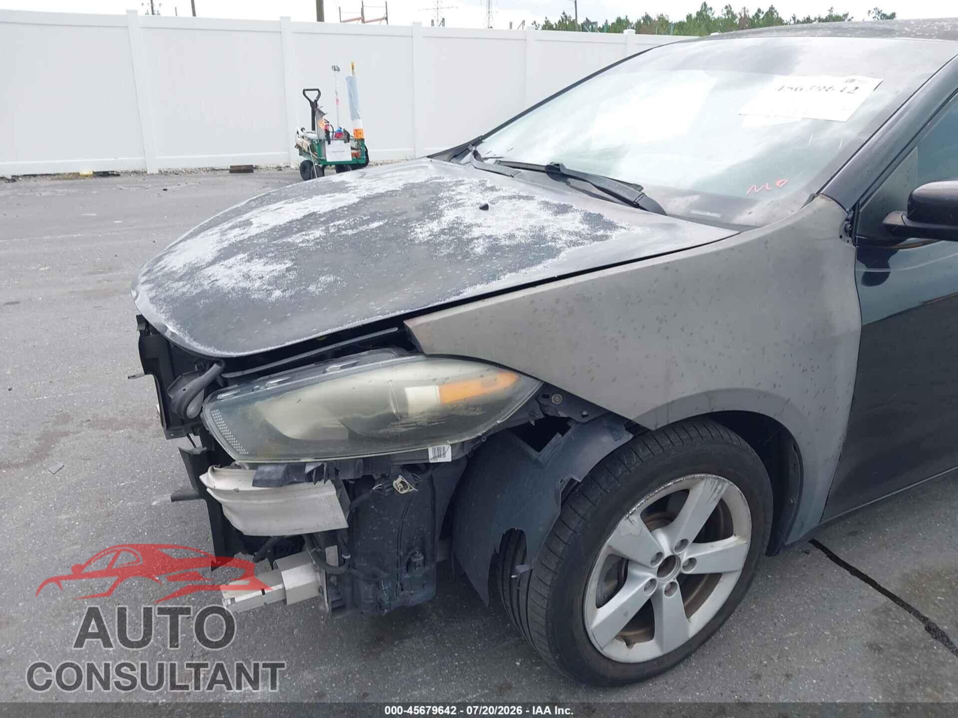 DODGE DART 2015 - 1C3CDFBB6FD199998