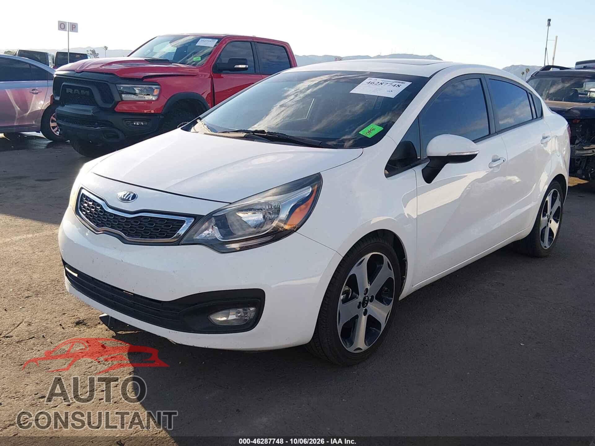 KIA RIO 2013 - KNADN4A3XD6294638