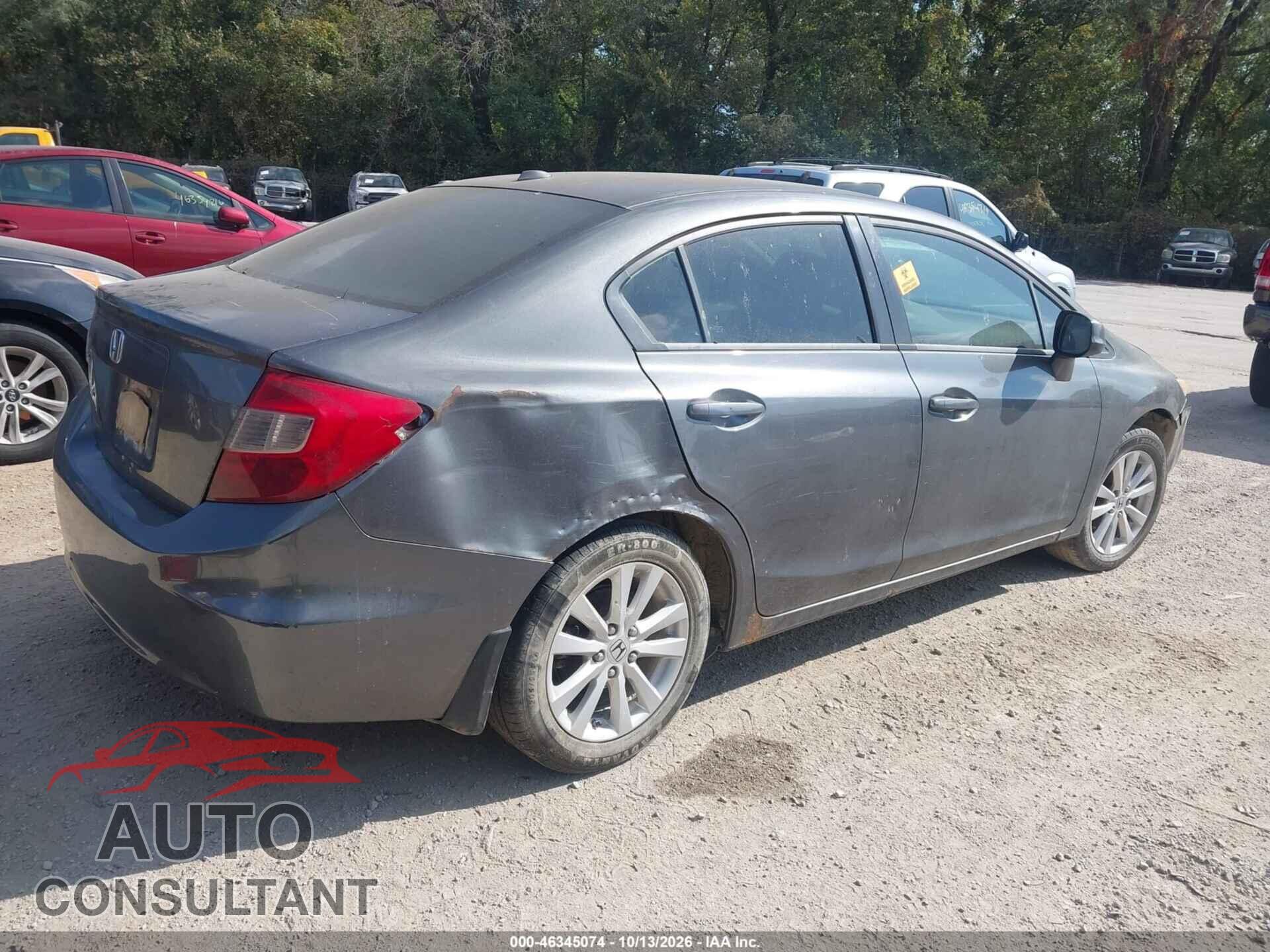 HONDA CIVIC 2012 - 2HGFB2F80CH306663