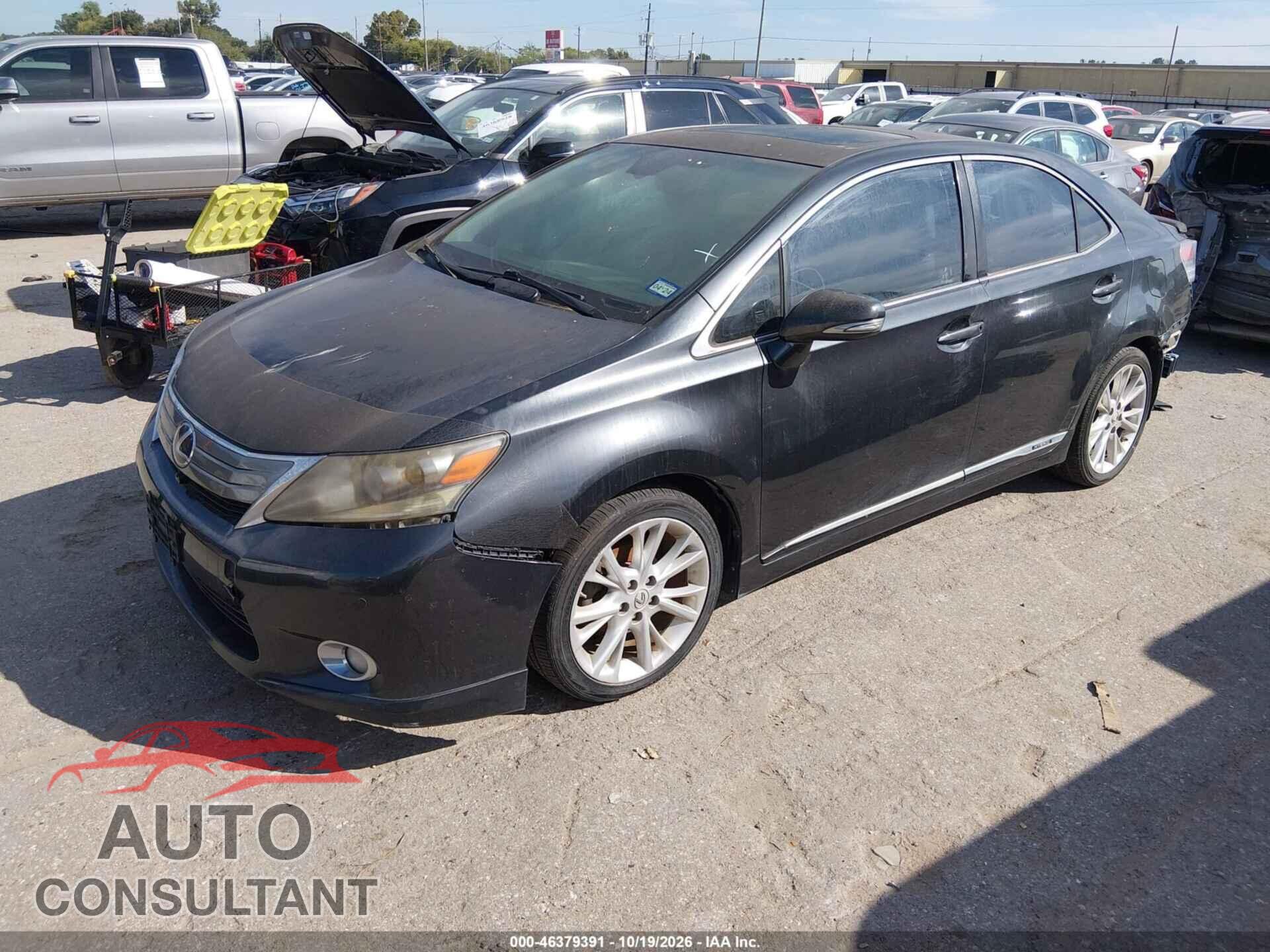 LEXUS HS 250H 2010 - JTHBB1BA1A2009776