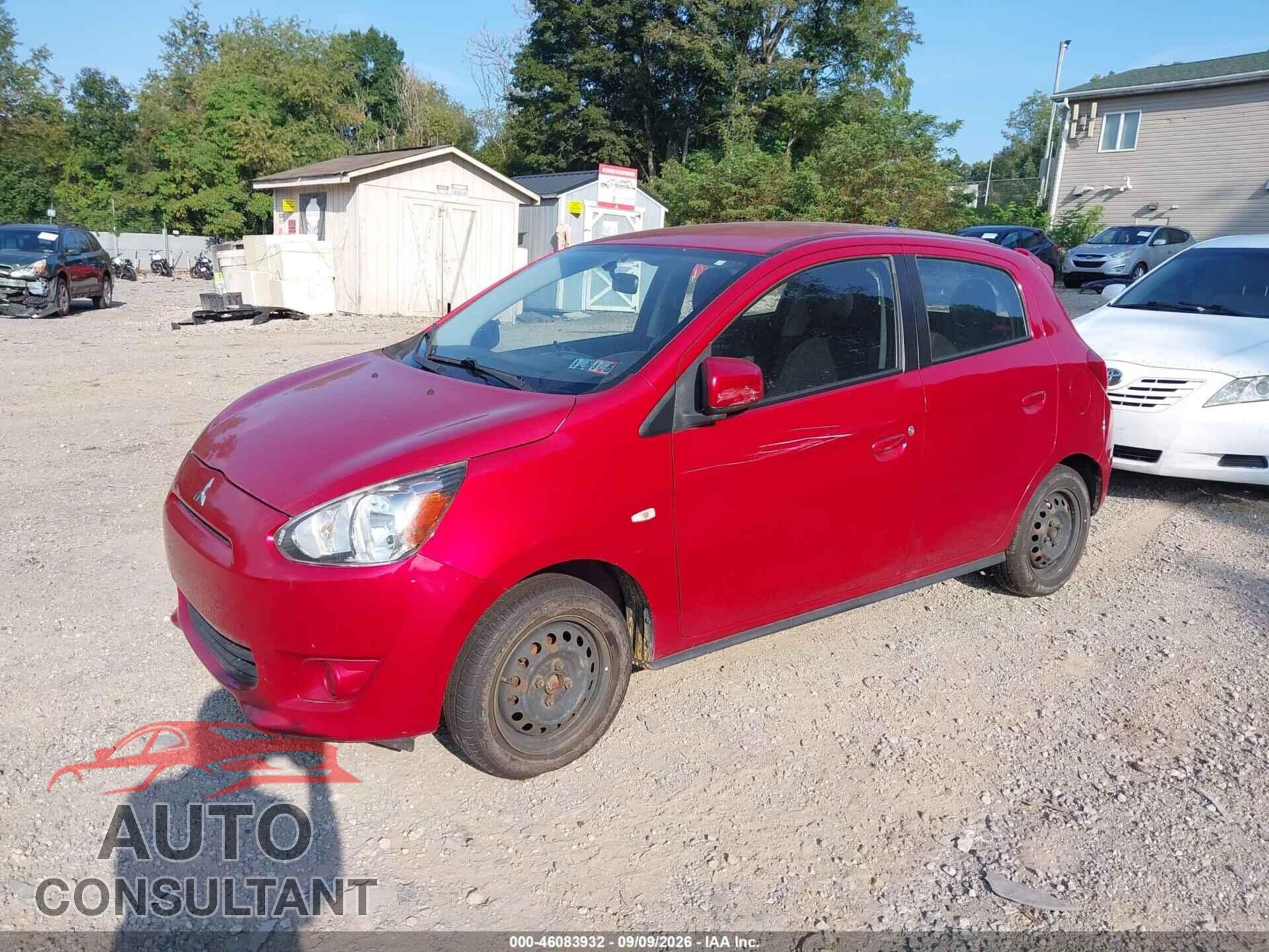 MITSUBISHI MIRAGE 2015 - ML32A3HJ3FH008241