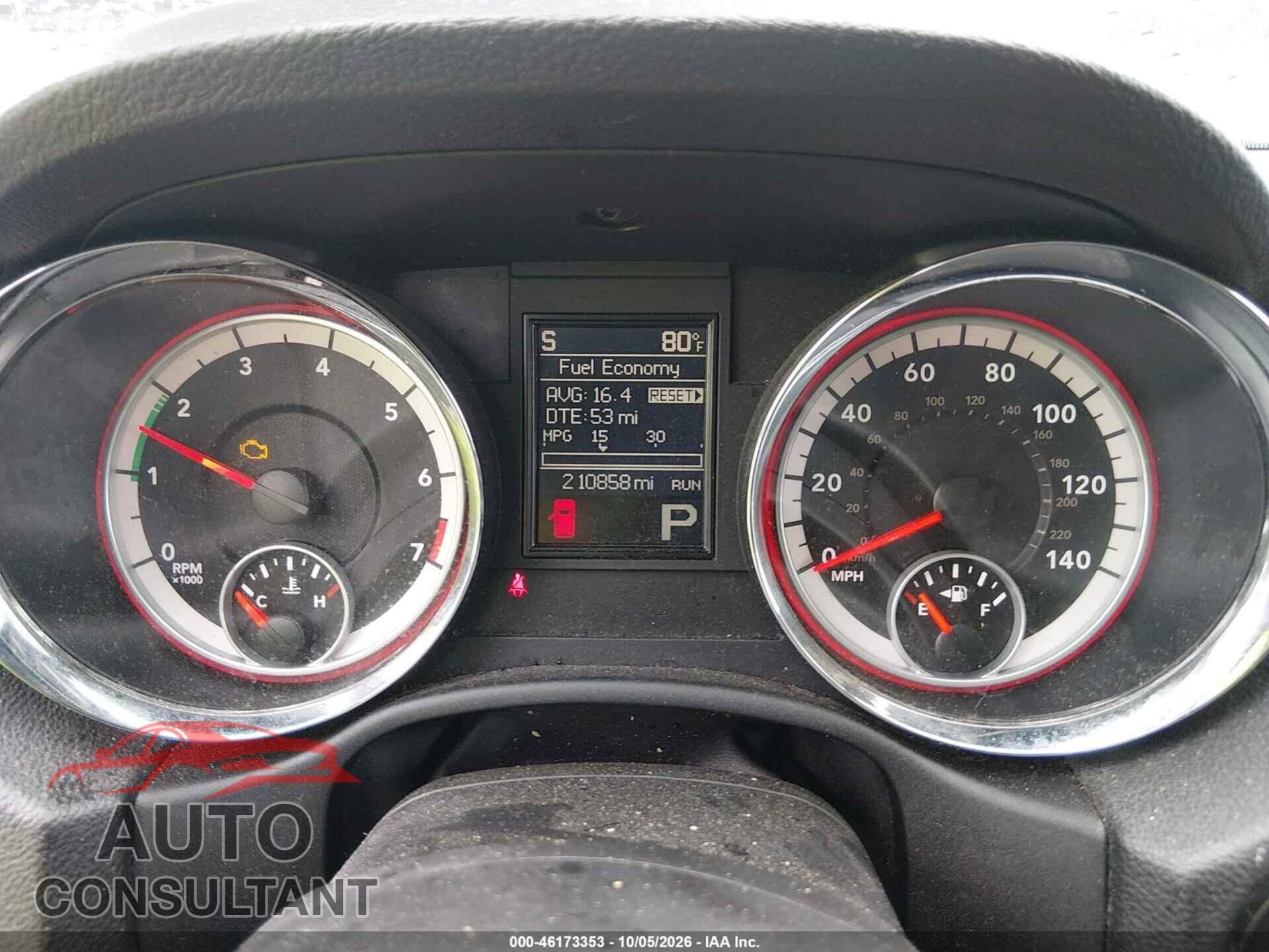 DODGE DURANGO 2012 - 1C4RDHAG6CC146475