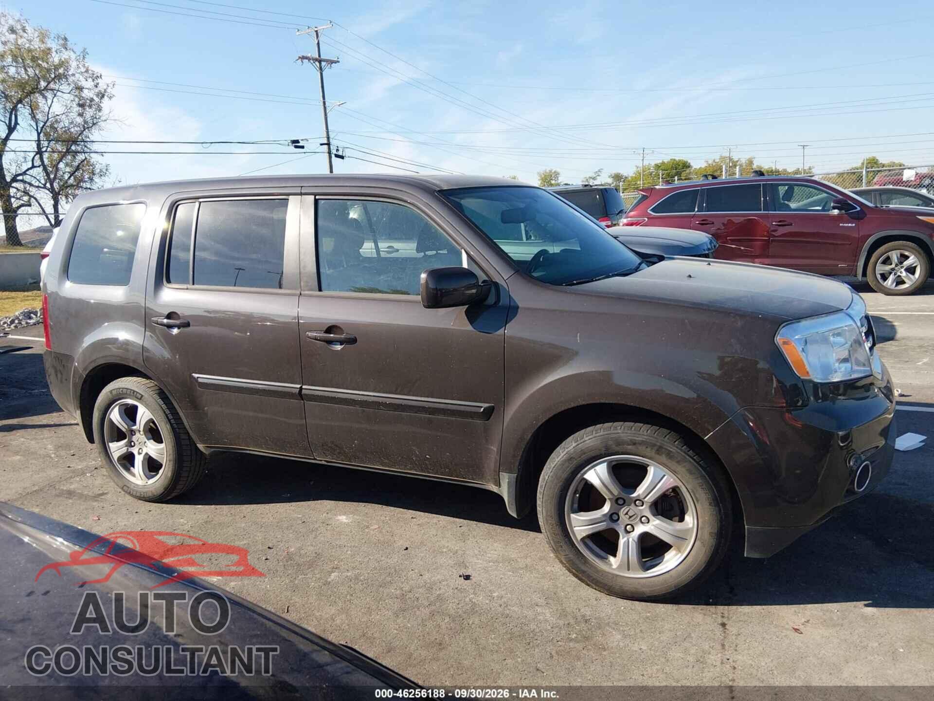 HONDA PILOT 2013 - 5FNYF4H51DB073796