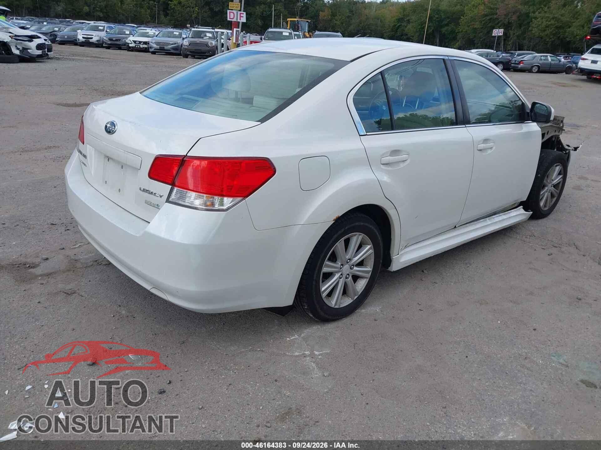 SUBARU LEGACY 2012 - 4S3BMBC68C3021982