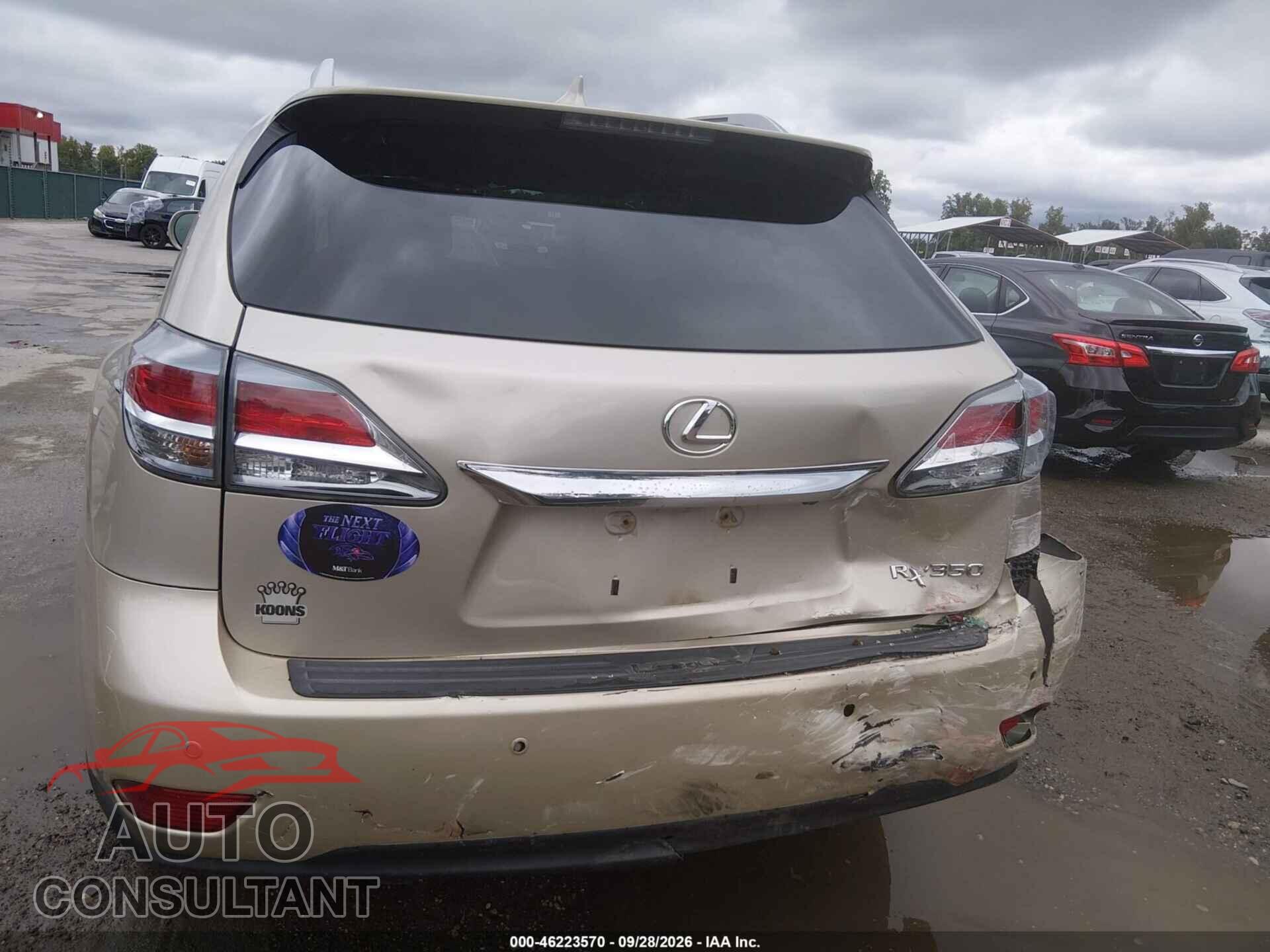 LEXUS RX 350 2015 - 2T2BK1BA3FC314072