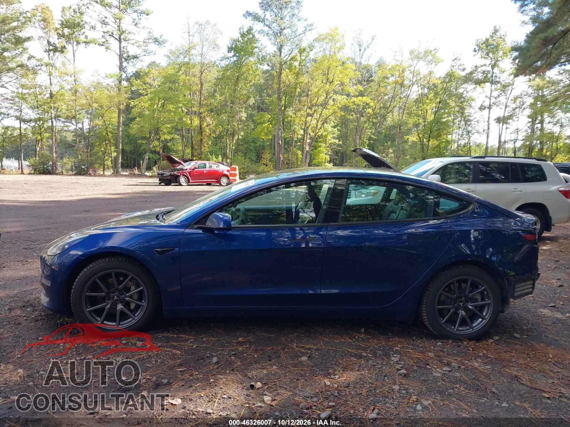 TESLA MODEL 3 2022 - 5YJ3E1EB6NF186585