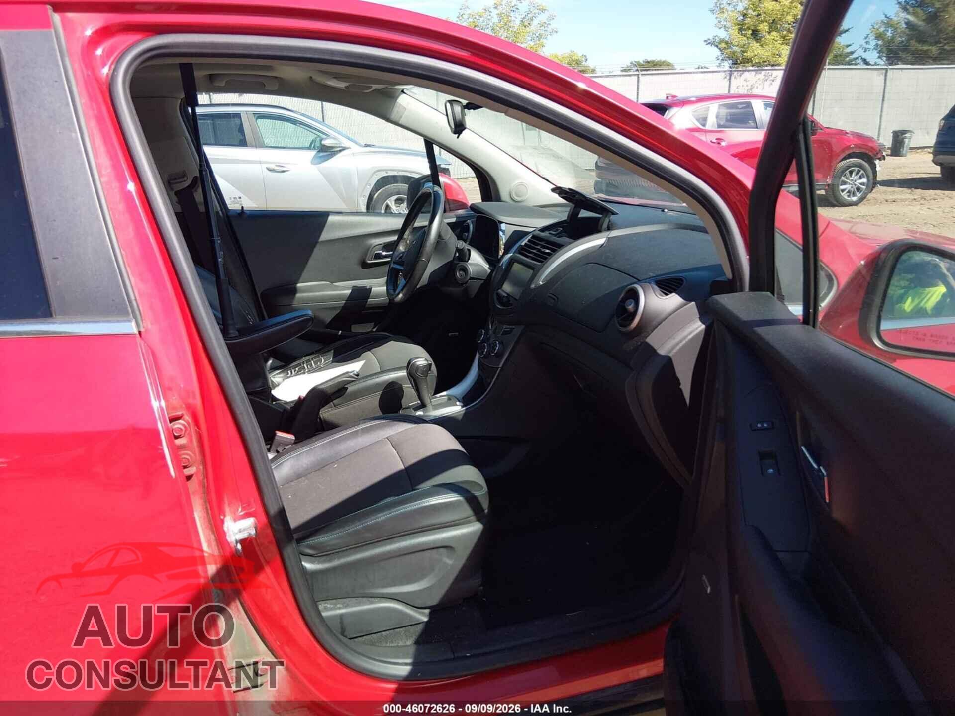 CHEVROLET TRAX 2015 - KL7CJLSB4FB092346