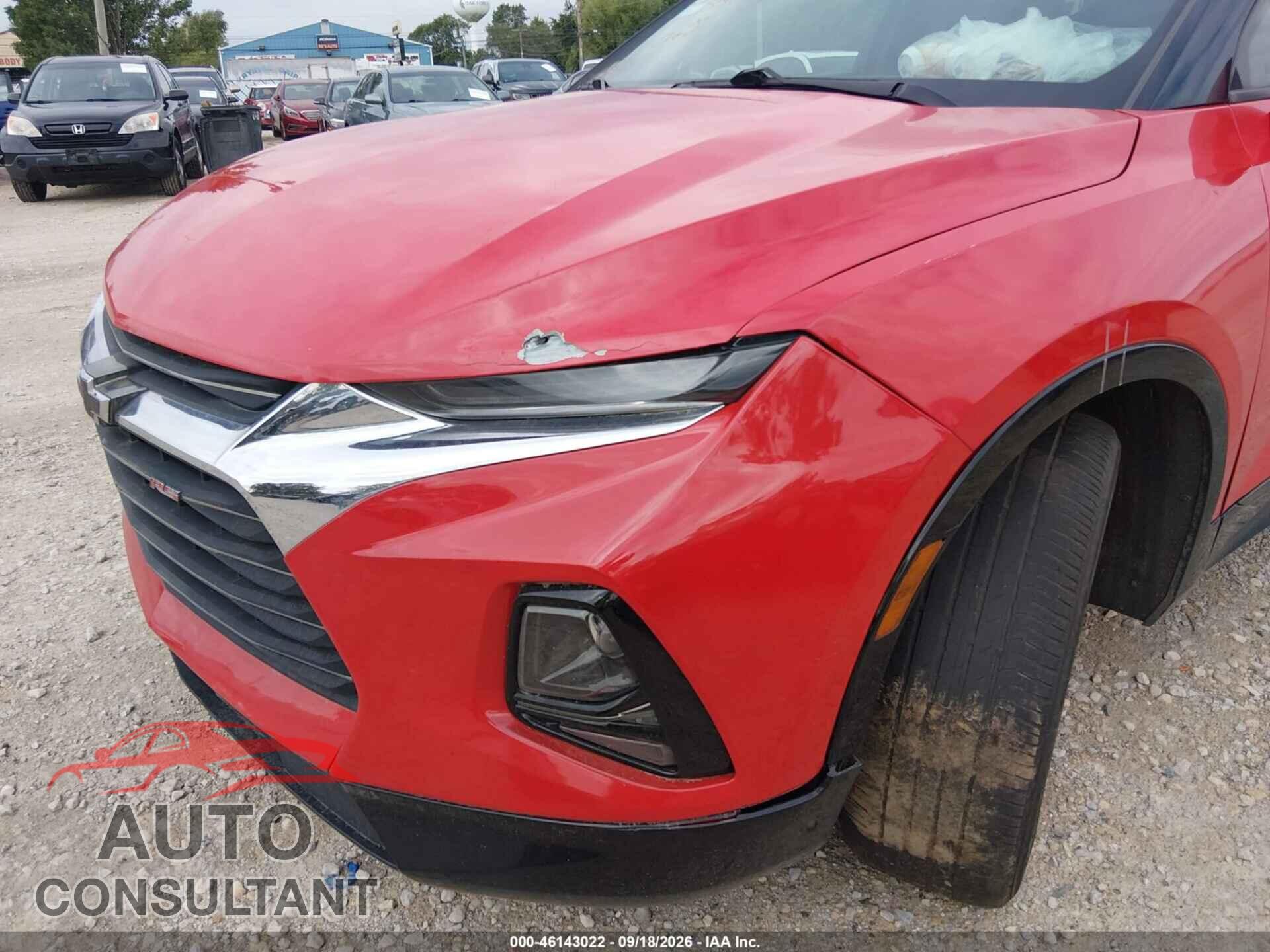 CHEVROLET BLAZER 2020 - 3GNKBERSXLS698691