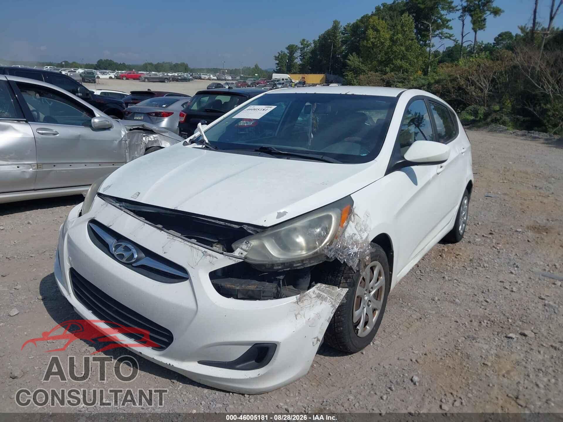 HYUNDAI ACCENT 2013 - KMHCT5AE0DU091731