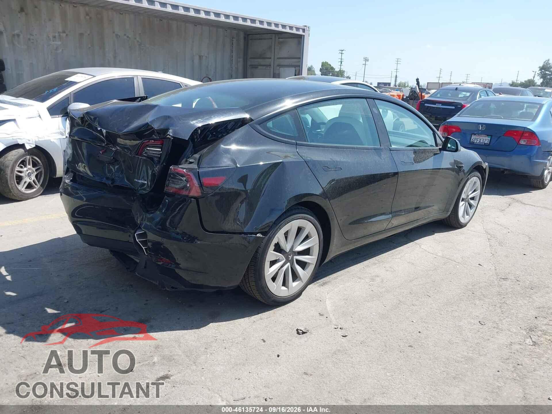 TESLA MODEL 3 2021 - 5YJ3E1EB8MF056824