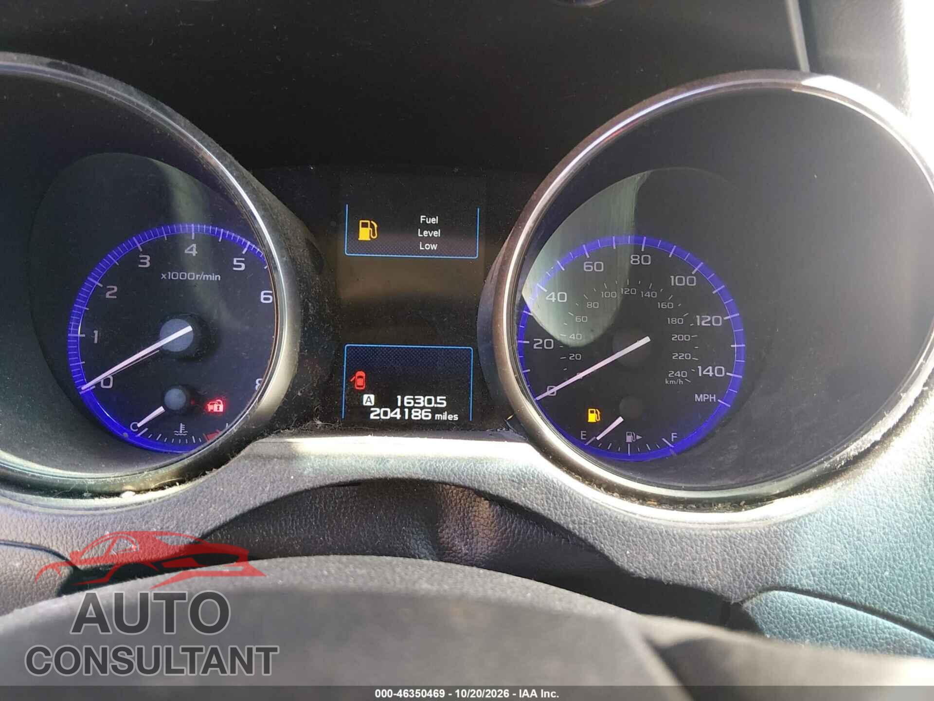 SUBARU OUTBACK 2016 - 4S4BSAFC9G3361192