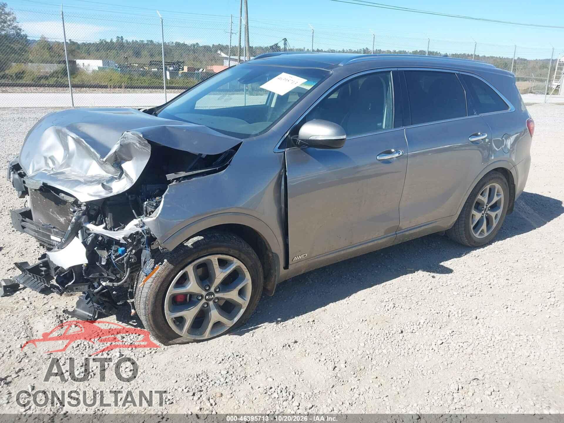 KIA SORENTO 2019 - 5XYPKDA55KG527846