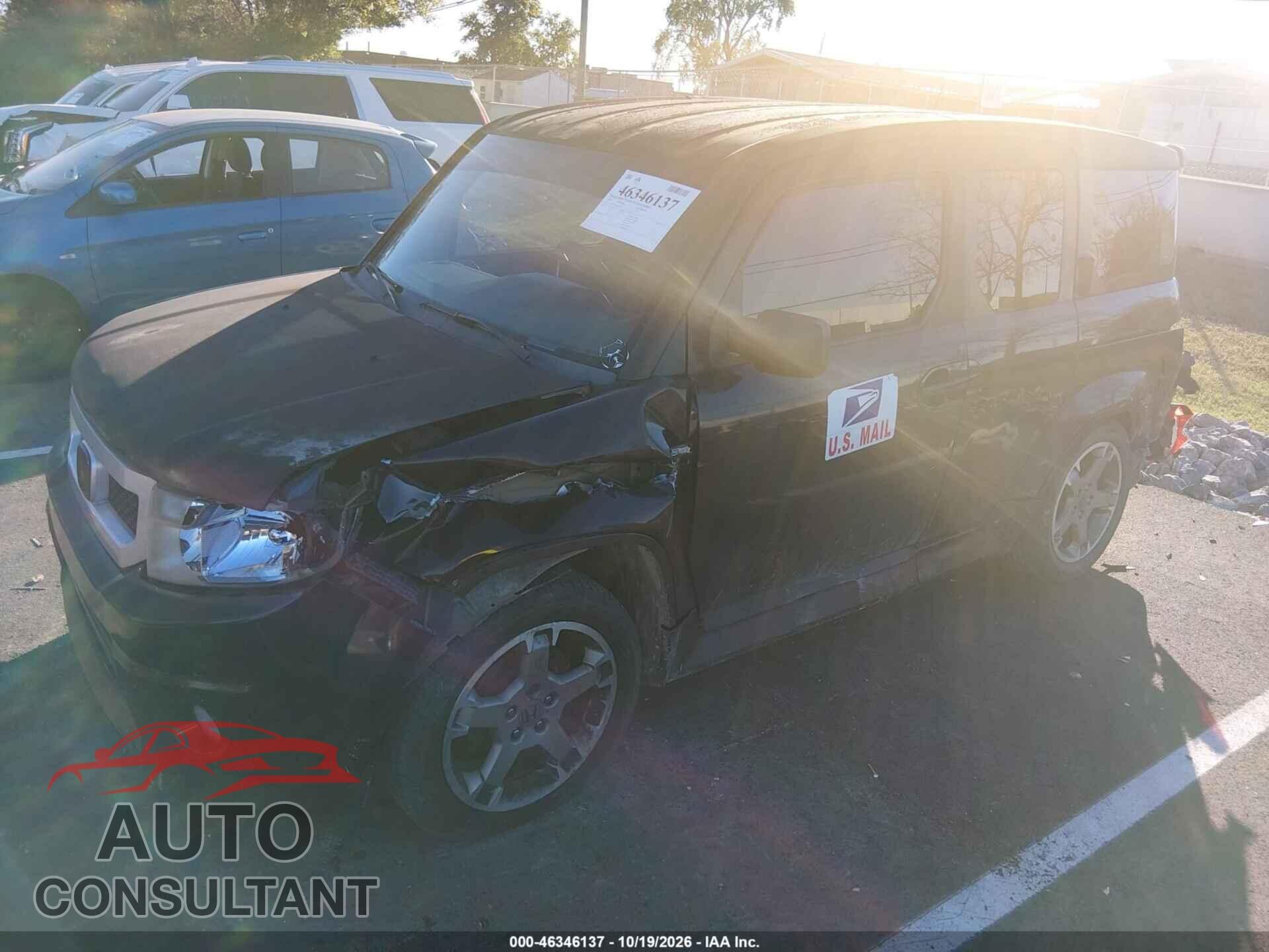 HONDA ELEMENT 2009 - 5J6YH18919L001796