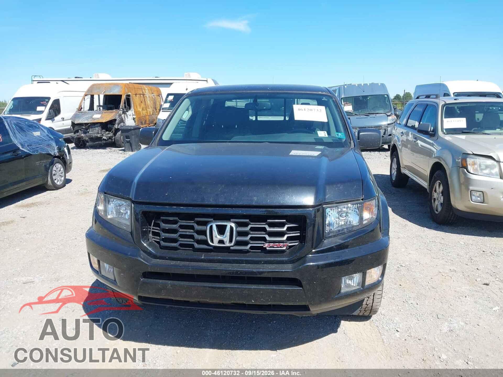 HONDA RIDGELINE 2013 - 5FPYK1F74DB001299