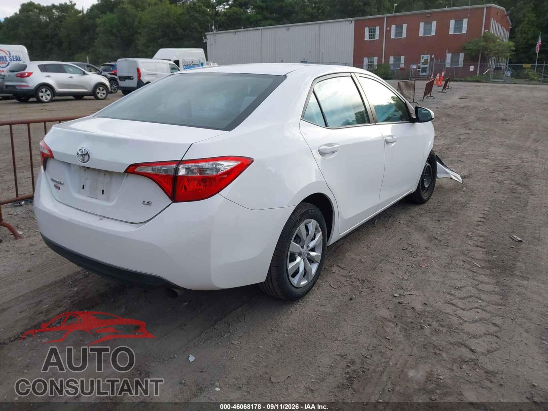 TOYOTA COROLLA 2014 - 2T1BURHE0EC001602