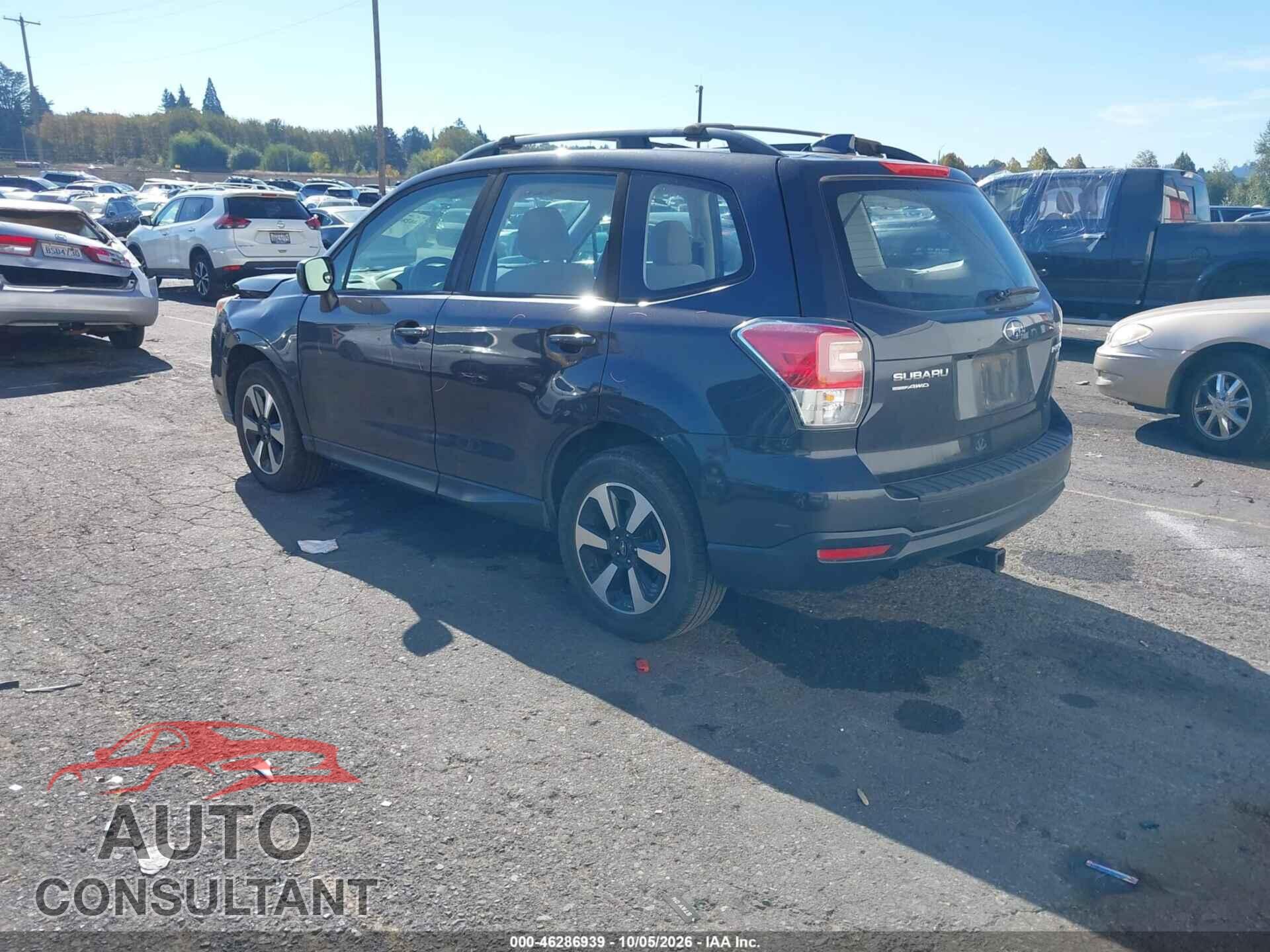 SUBARU FORESTER 2017 - JF2SJABC8HH499504