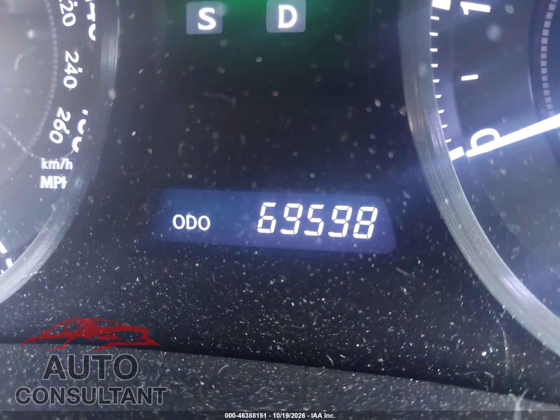 LEXUS IS 250C 2011 - JTHFF2C26B2520887