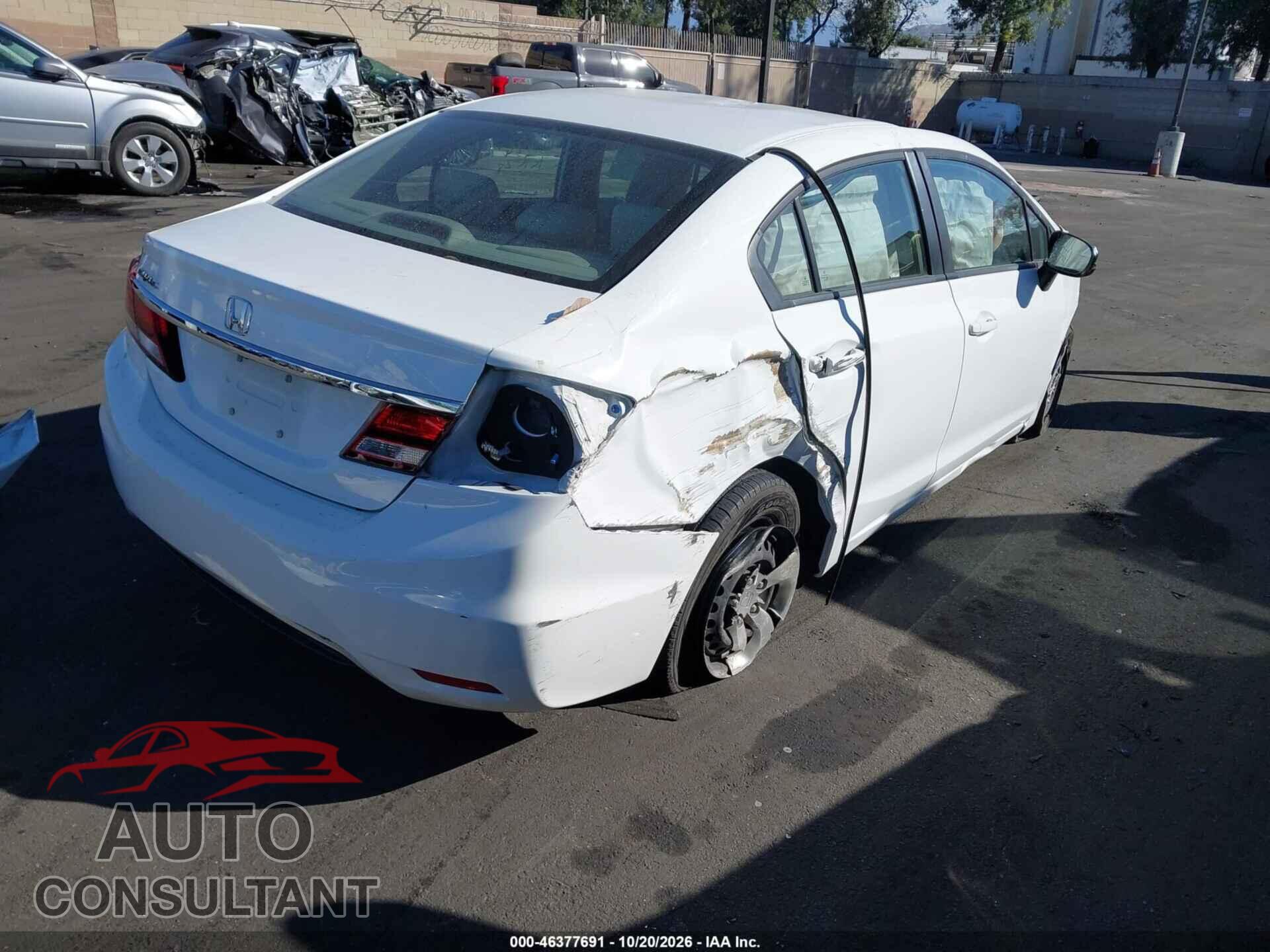 HONDA CIVIC 2014 - 19XFB2F59EE246563