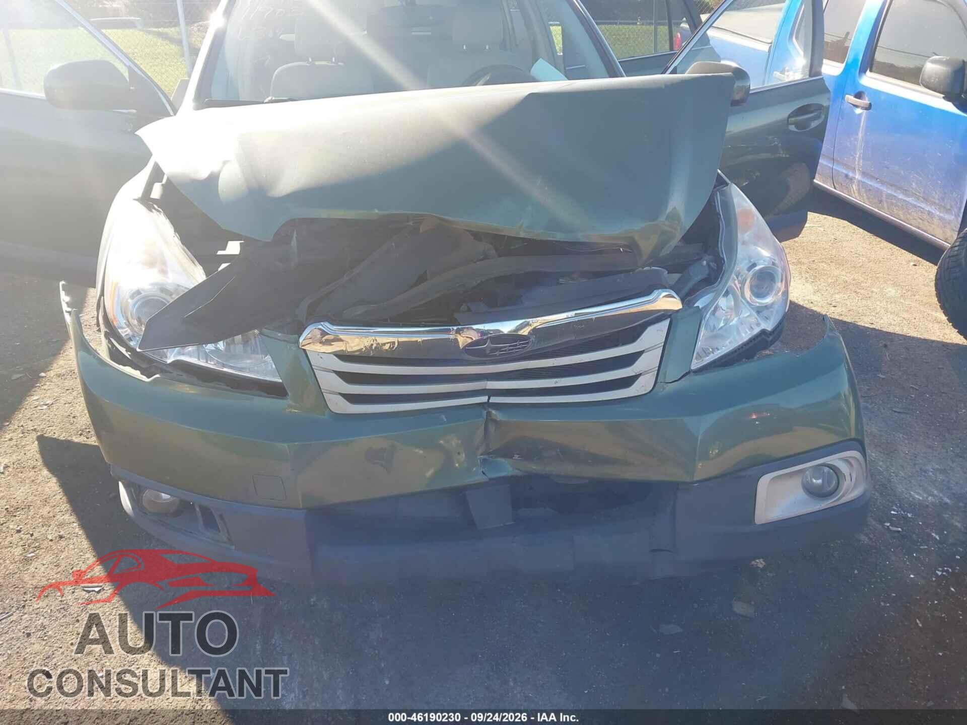 SUBARU OUTBACK 2012 - 4S4BRDHC0C2246314