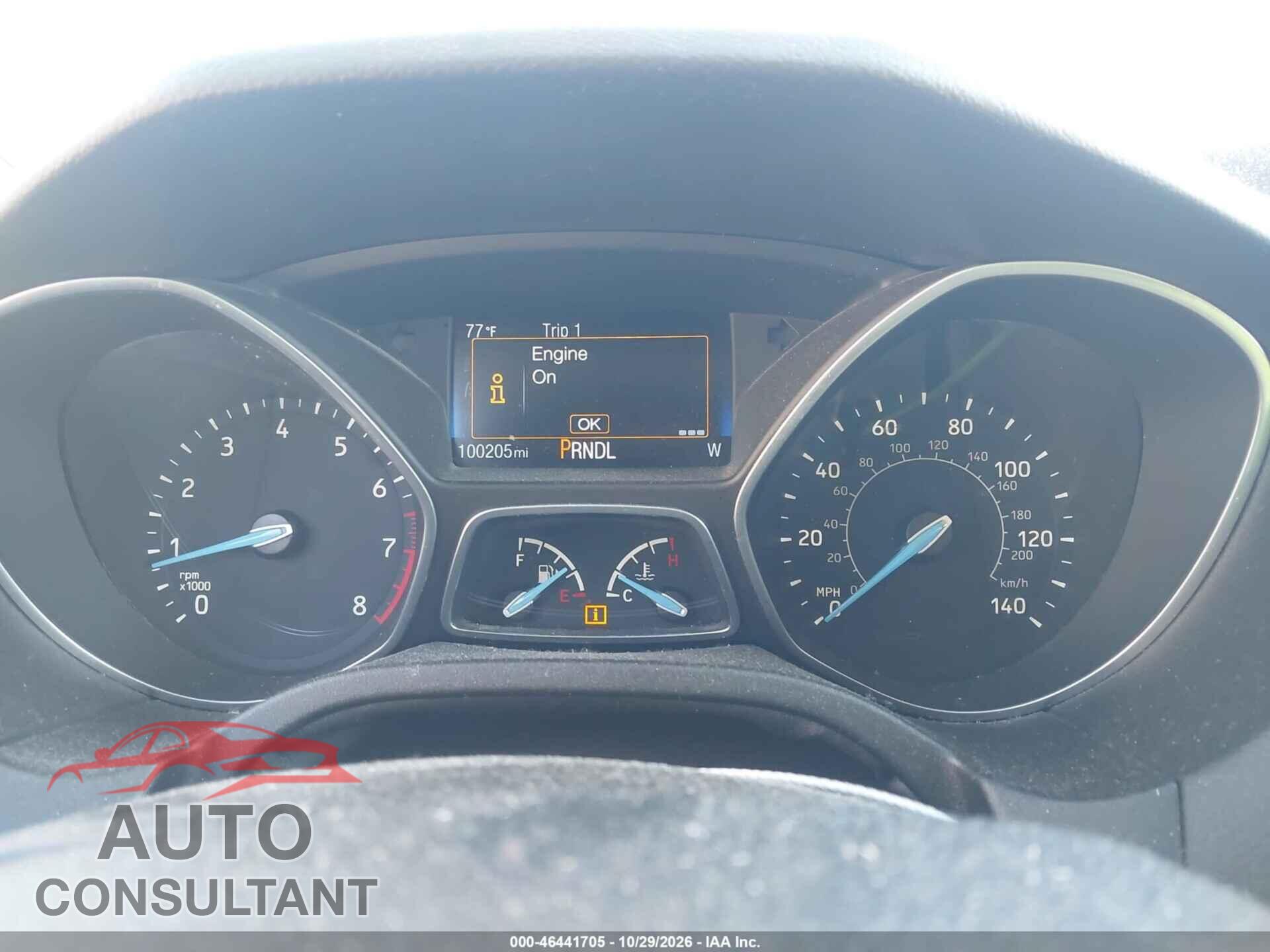 FORD FOCUS 2016 - 1FADP3F24GL237449