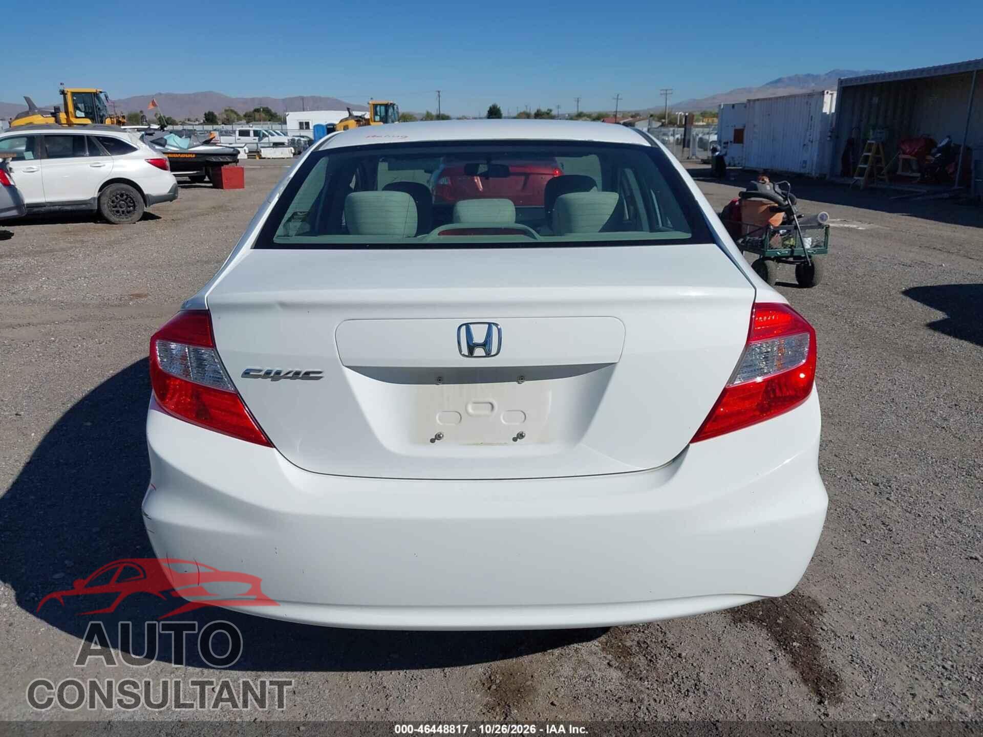HONDA CIVIC 2012 - 19XFB2F53CE384659