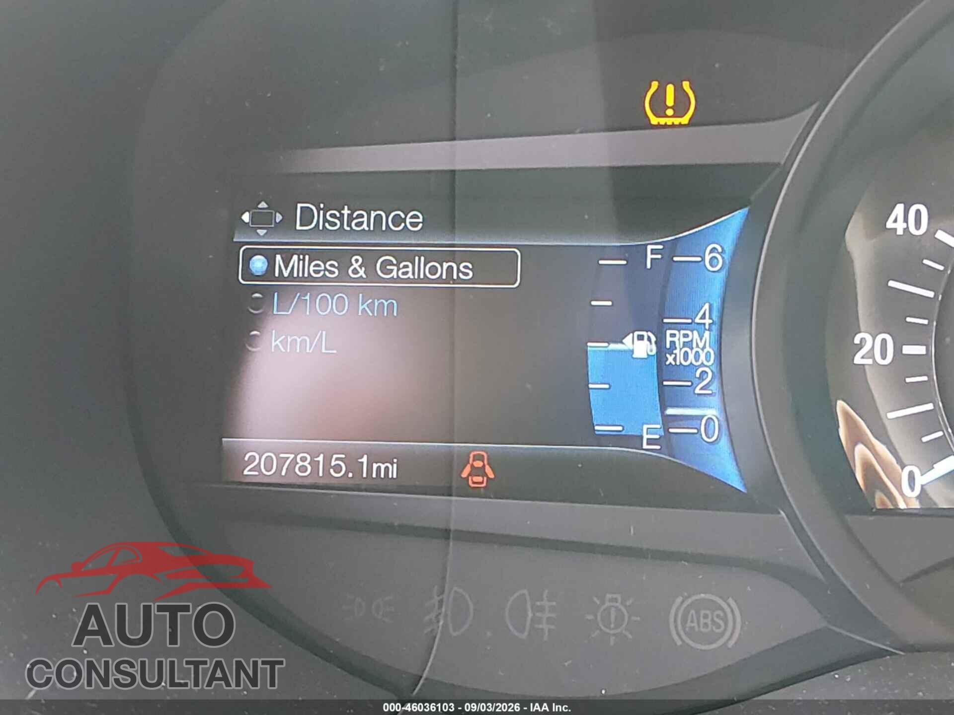 FORD EDGE 2015 - 2FMTK4J95FBC04789