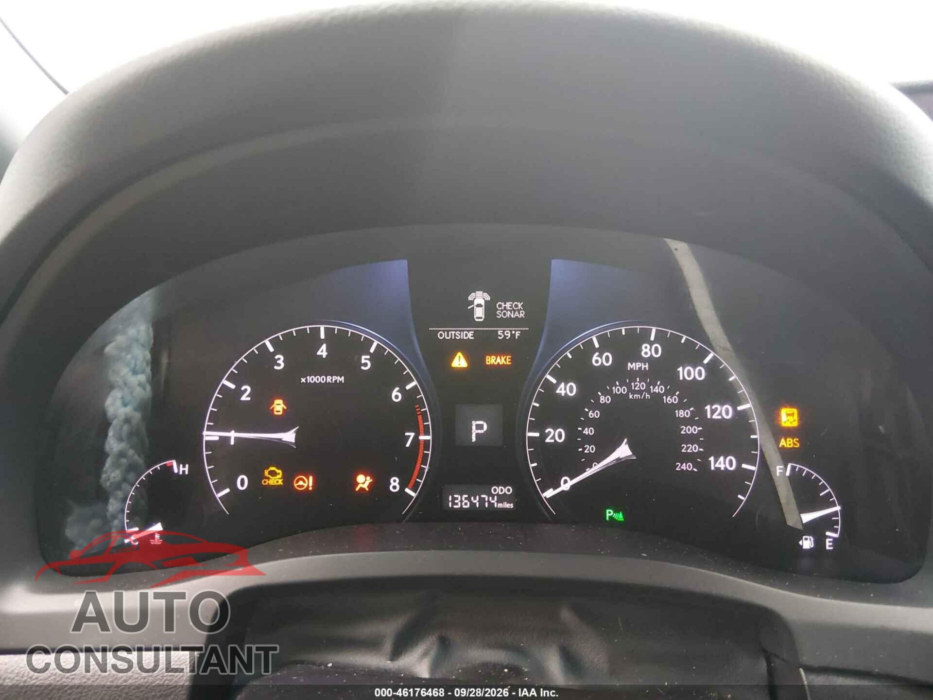 LEXUS RX 350 2013 - 2T2BK1BA9DC208190