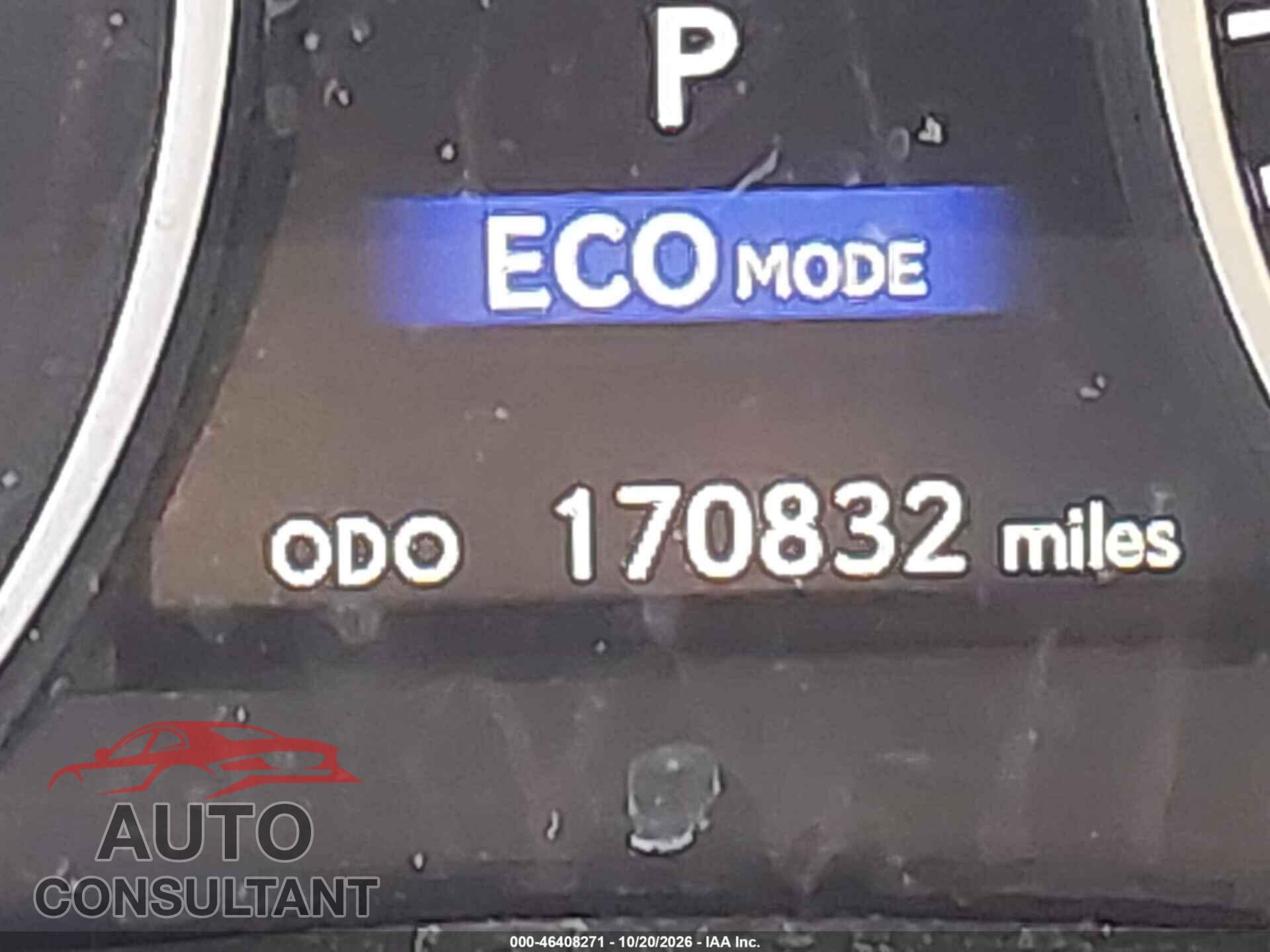 LEXUS ES 300H 2013 - JTHBW1GG6D2009861