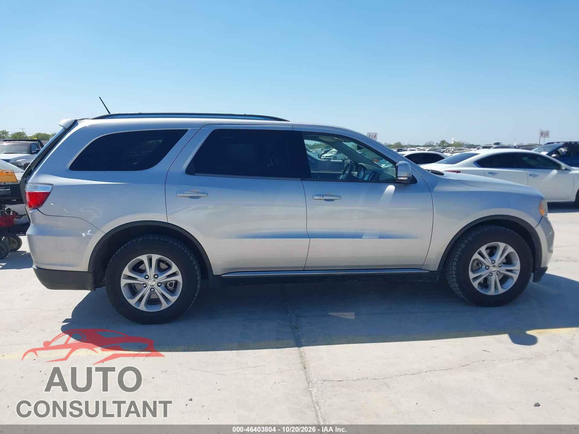 DODGE DURANGO 2012 - 1C4RDHDG9CC257890