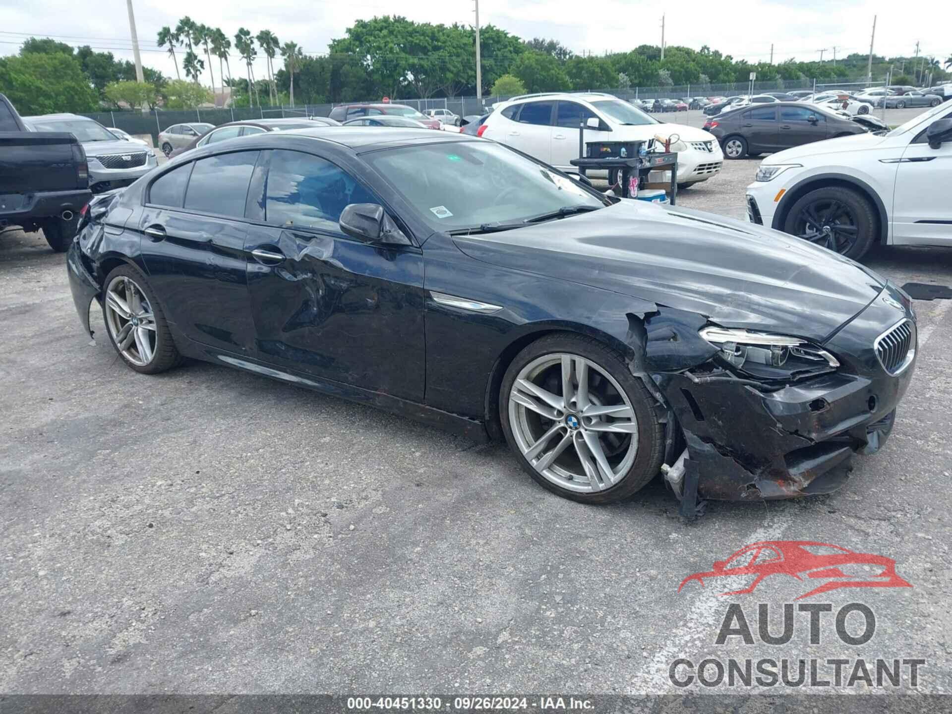 BMW 640I GRAN COUPE 2016 - WBA6D0C51GD927899