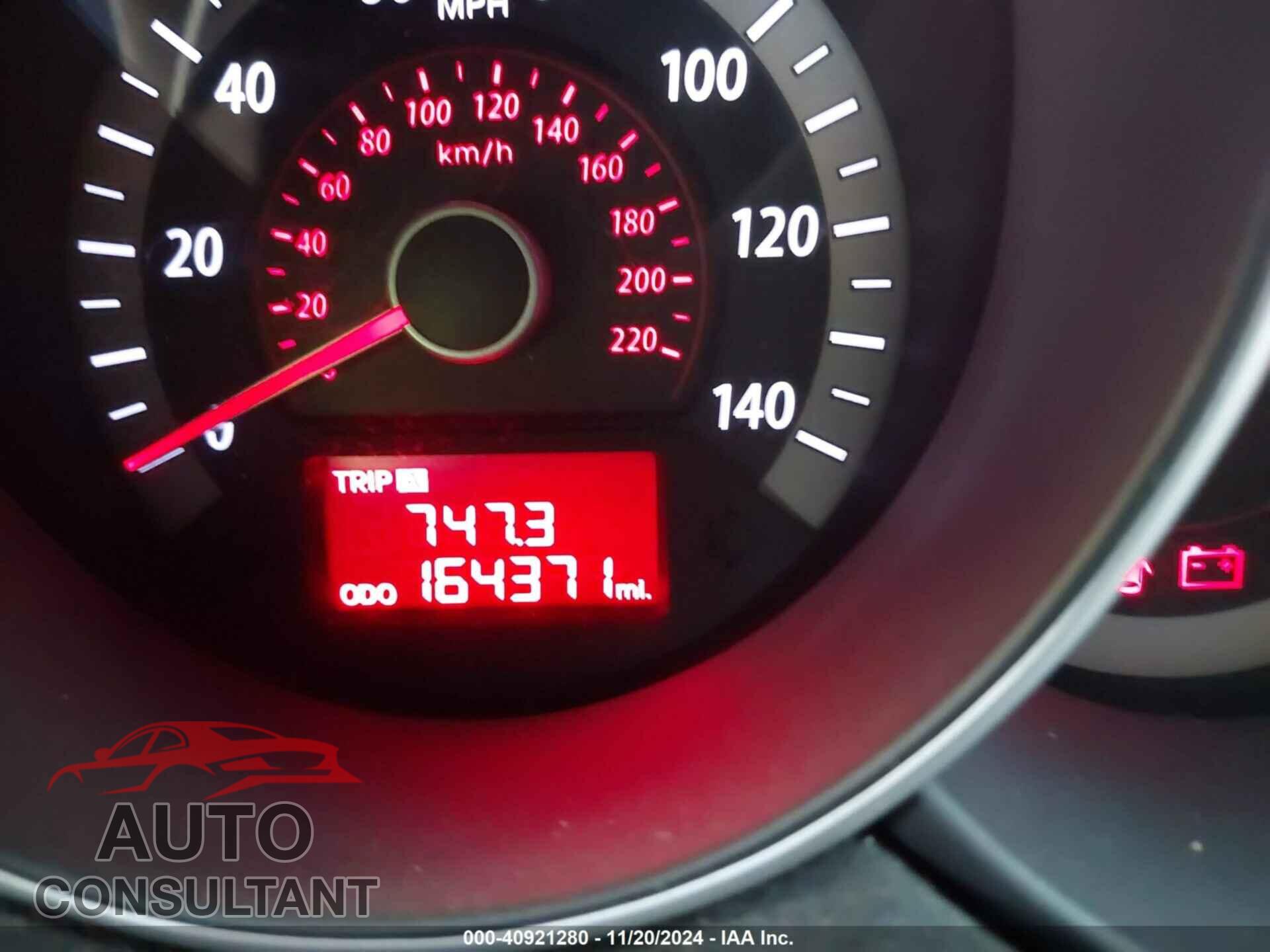 KIA FORTE 2012 - KNAFU4A21C5620852