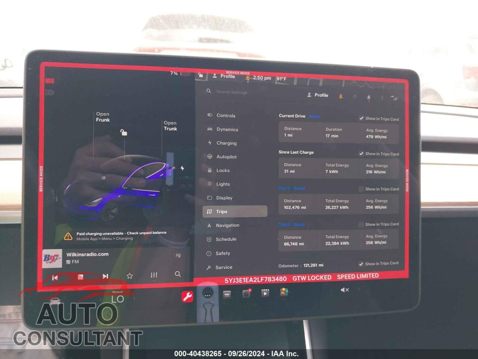 TESLA MODEL 3 2020 - 5YJ3E1EA2LF783480