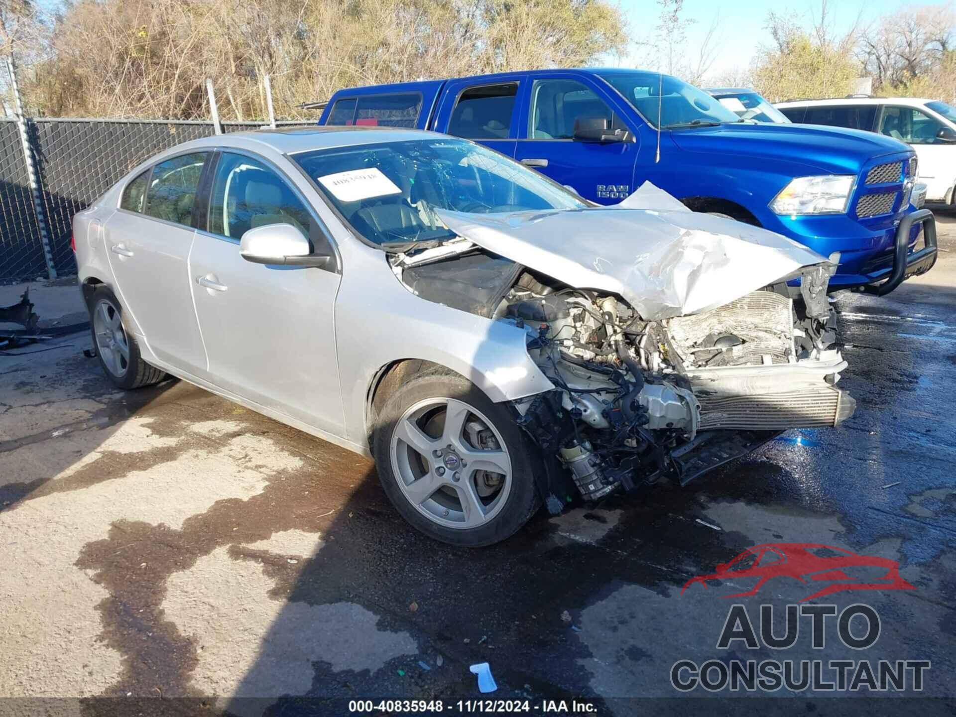 VOLVO S60 2012 - YV1622FS3C2043758