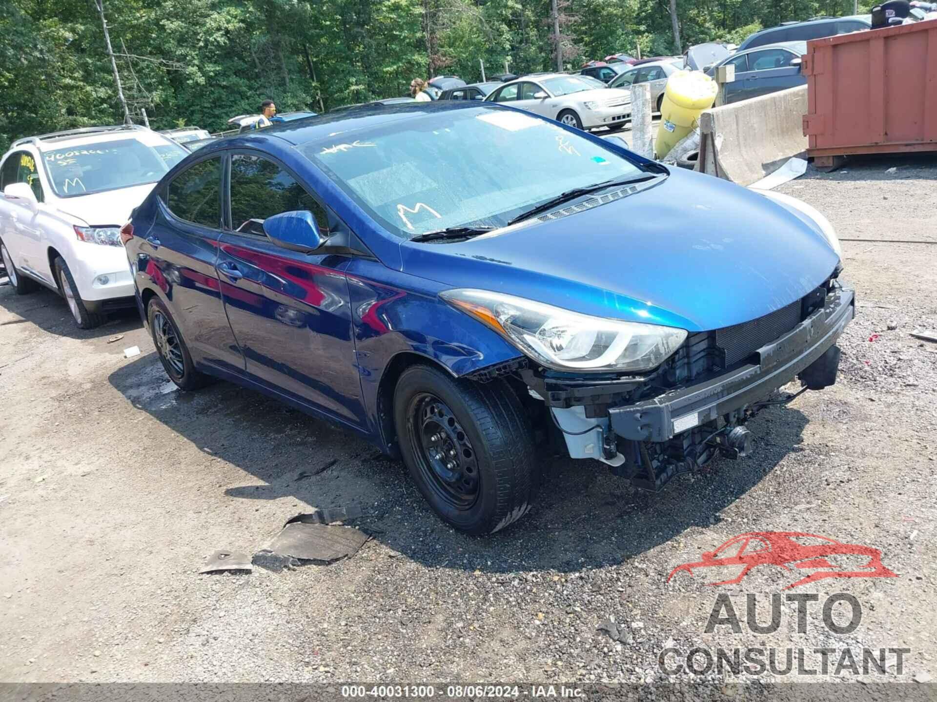 HYUNDAI ELANTRA 2016 - 5NPDH4AE8GH758256