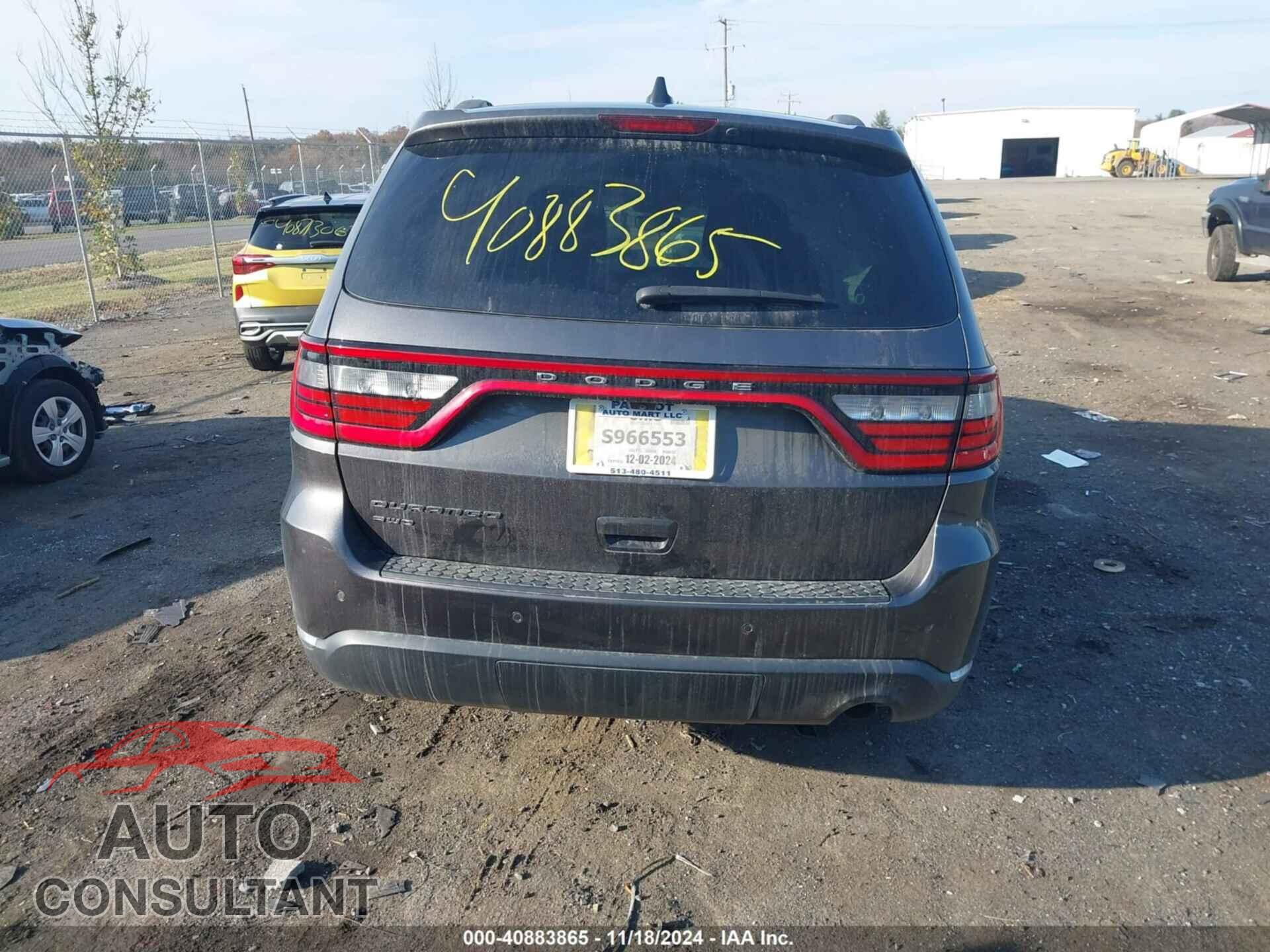 DODGE DURANGO 2017 - 1C4RDJAG2HC806882