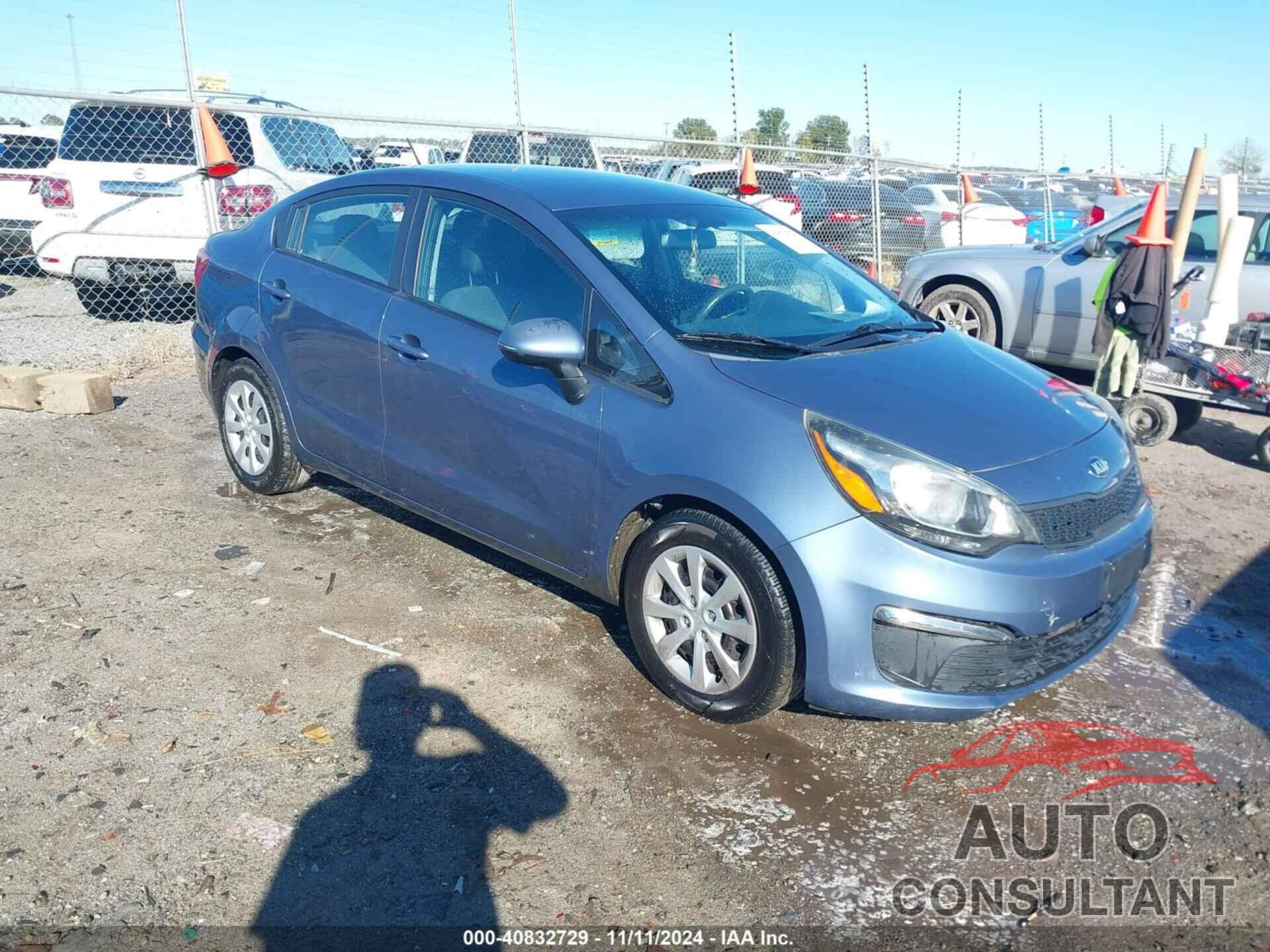 KIA RIO 2016 - KNADM4A31G6562810