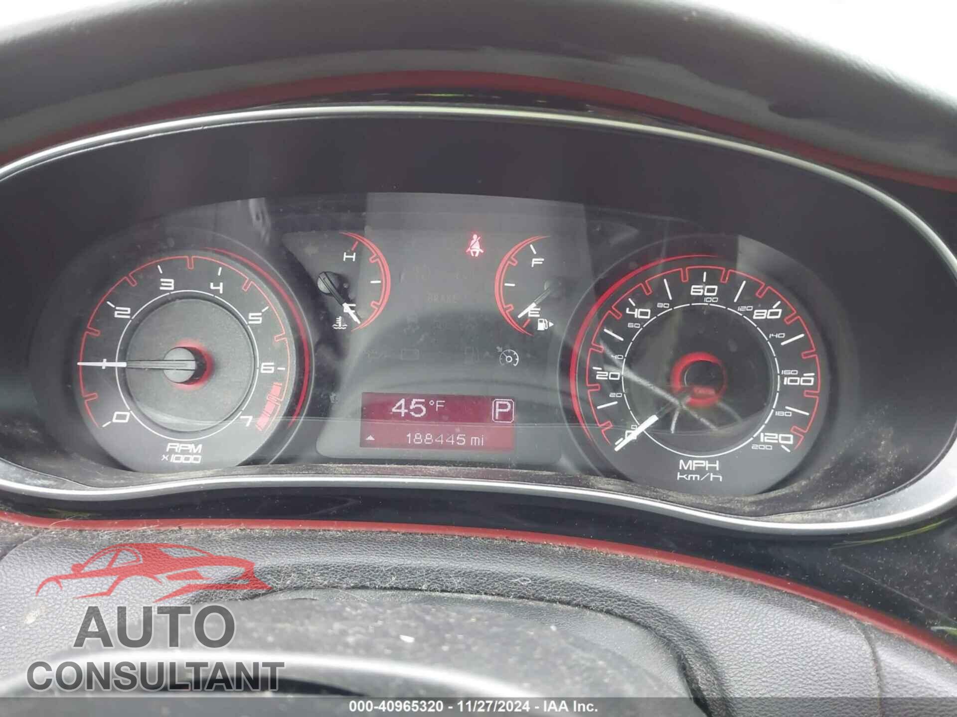 DODGE DART 2013 - 1C3CDFBA6DD105560