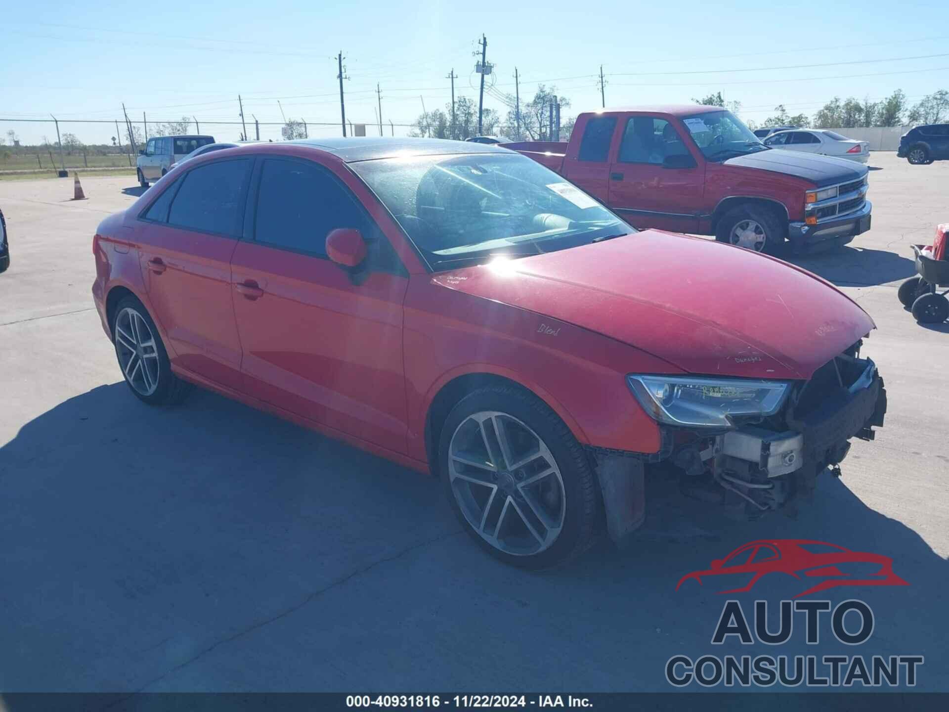 AUDI A3 2018 - WAUB8GFF4J1018192