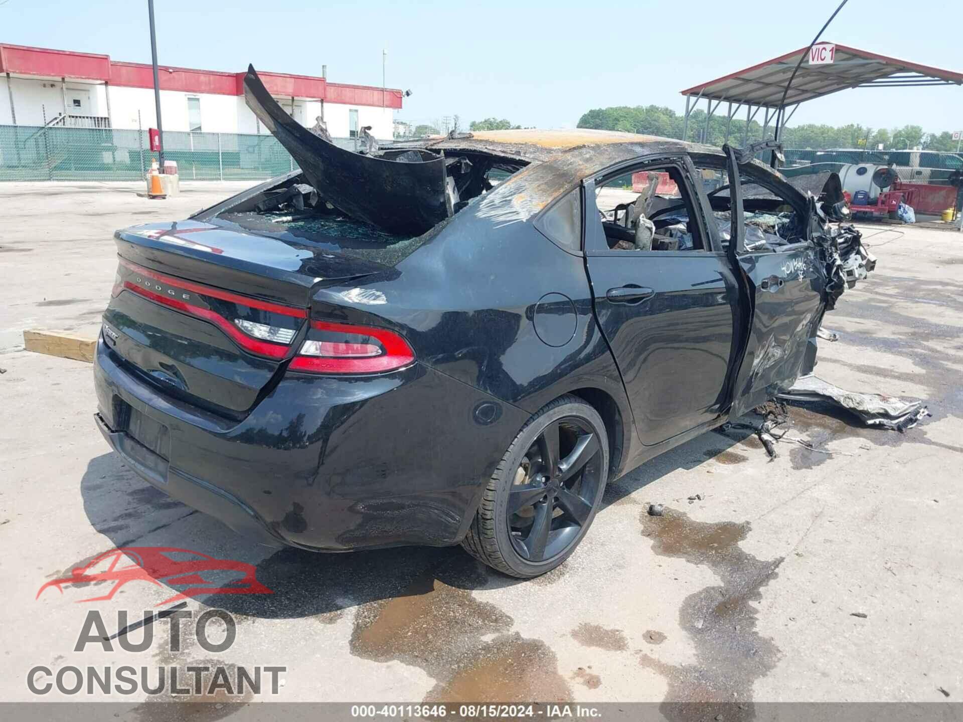 DODGE DART 2015 - 1C3CDFBB7FD165228