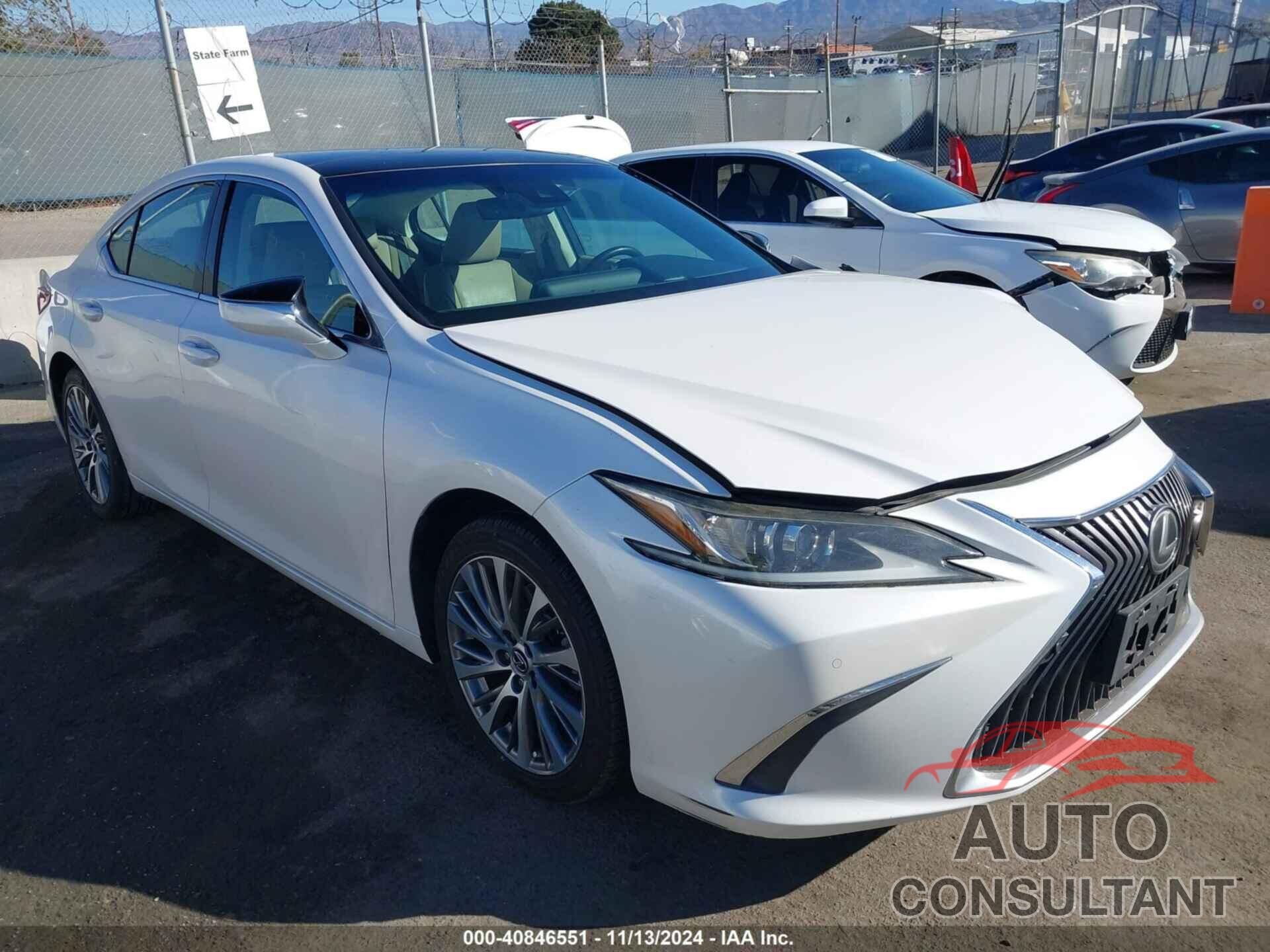 LEXUS ES 350 2019 - 58ABZ1B14KU030631