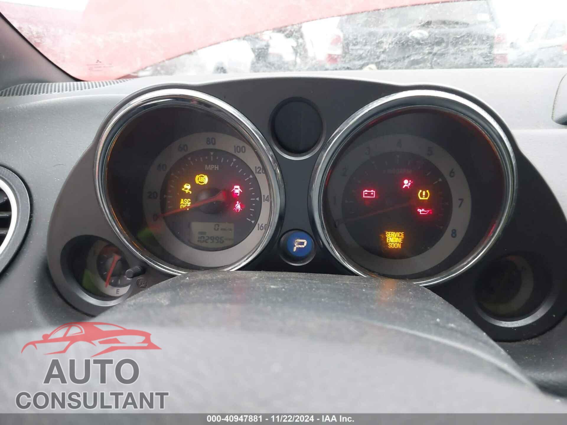 MITSUBISHI ECLIPSE SPYDER 2011 - 4A37L2EF4BE003288