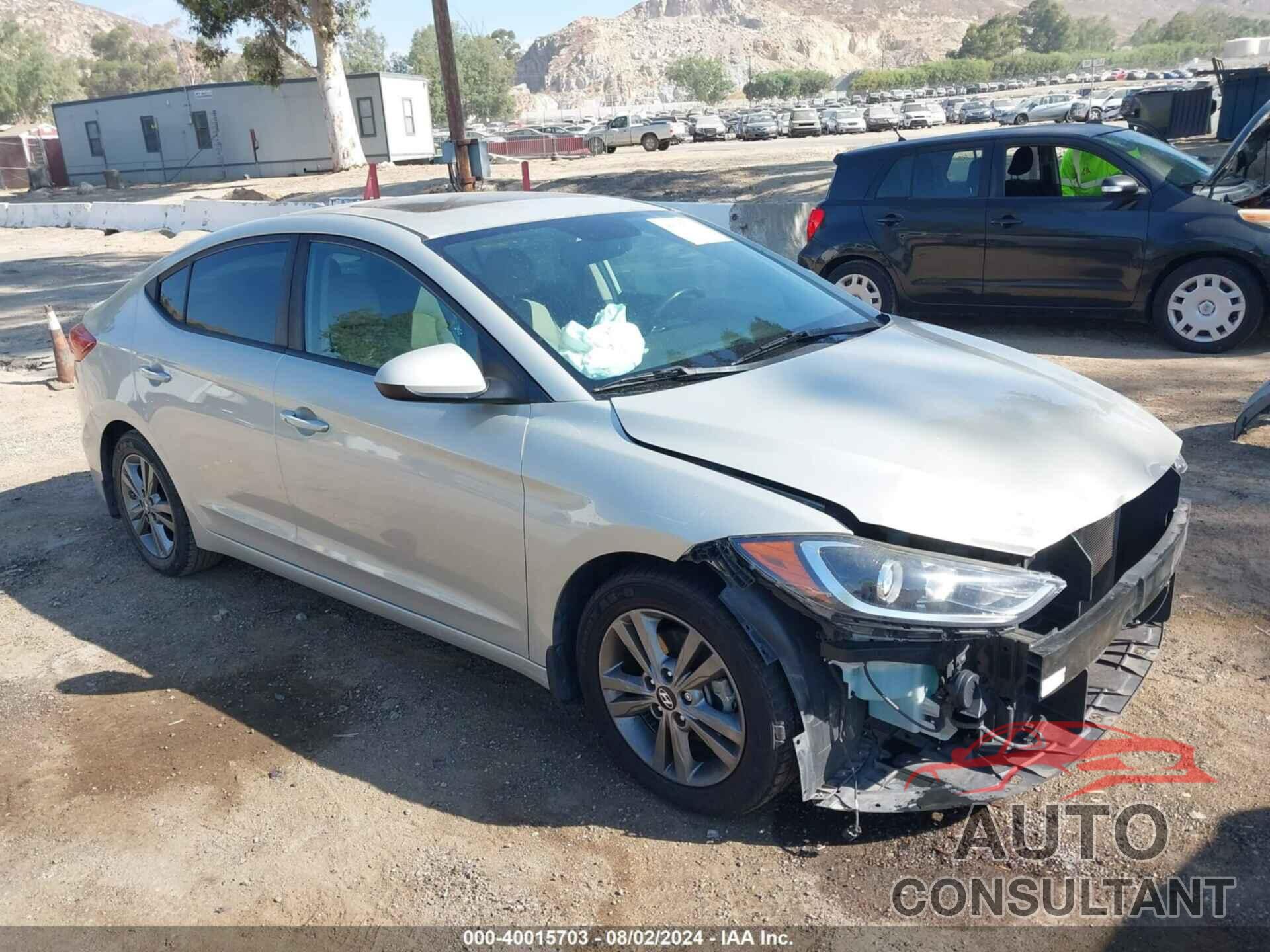 HYUNDAI ELANTRA 2017 - 5NPD84LF9HH186802