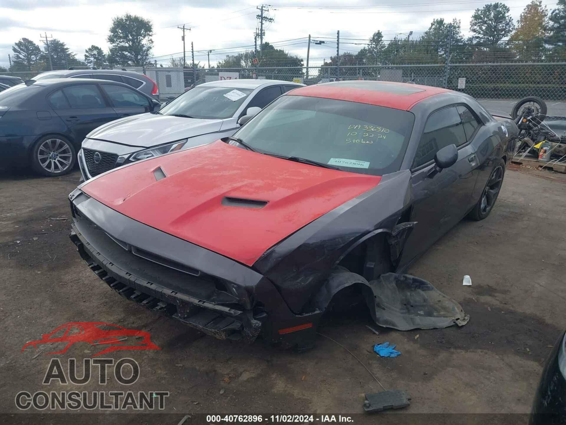 DODGE CHALLENGER 2016 - 2C3CDZAG8GH315737
