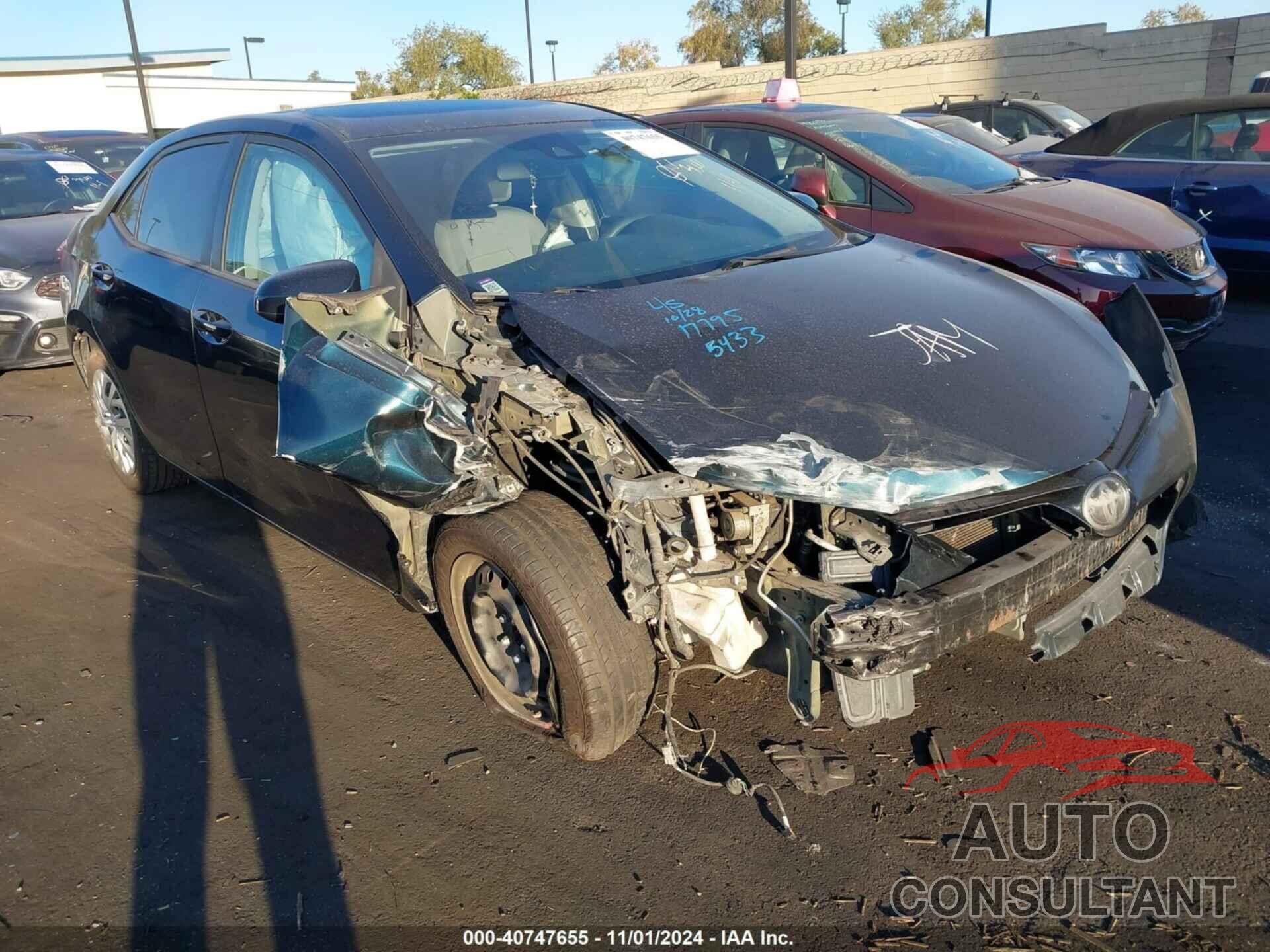 TOYOTA COROLLA 2017 - 5YFBURHE6HP715433