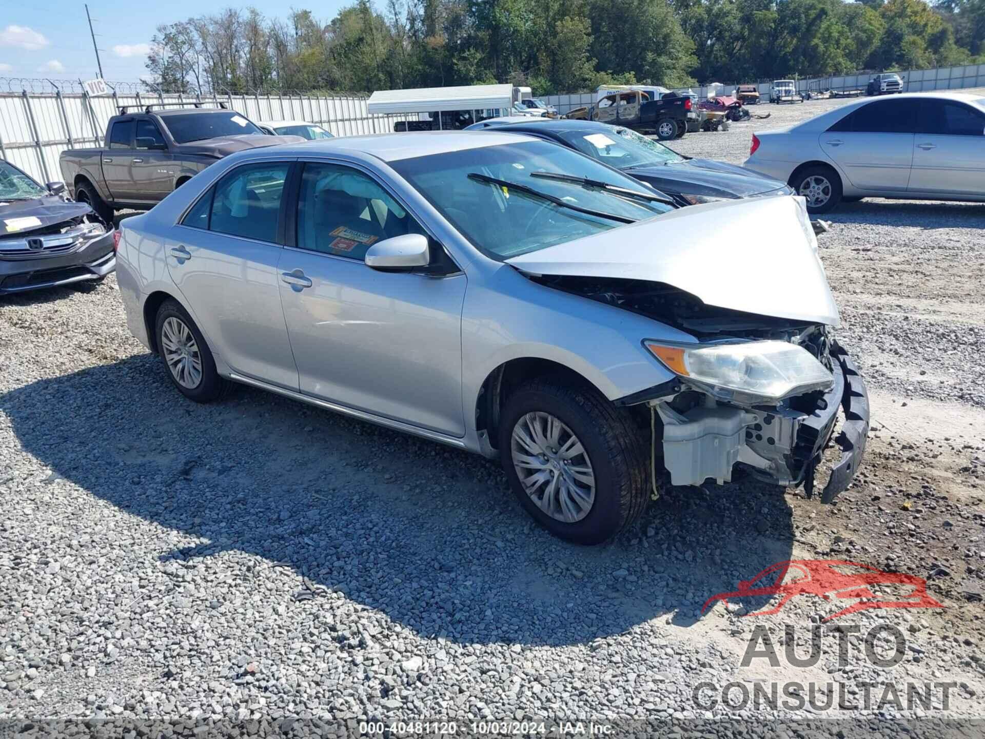 TOYOTA CAMRY 2012 - 4T4BF1FK9CR262149