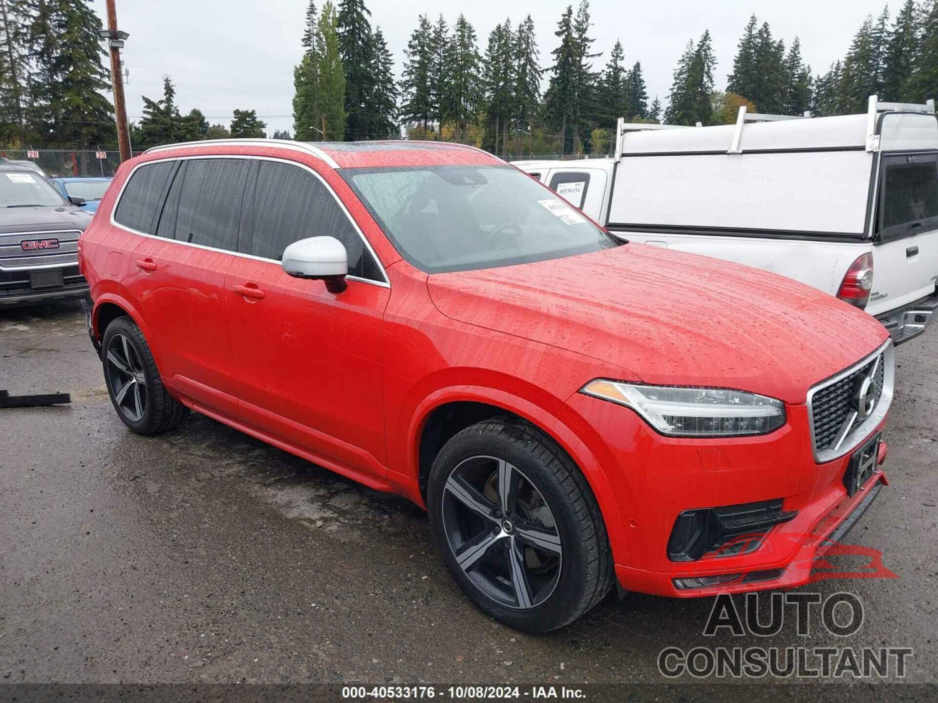 VOLVO XC90 2016 - YV4A22PM4G1070007