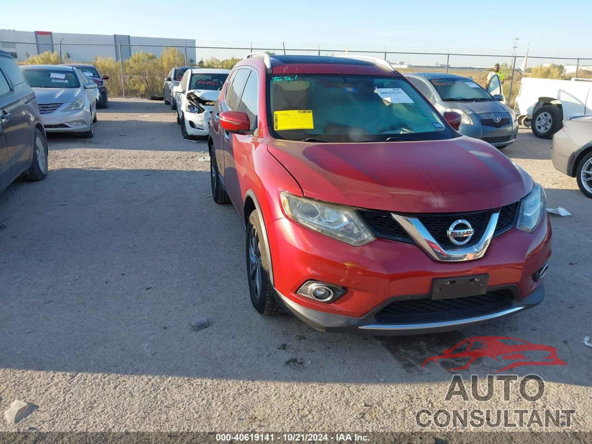 NISSAN ROGUE 2016 - 5N1AT2MT0GC761255