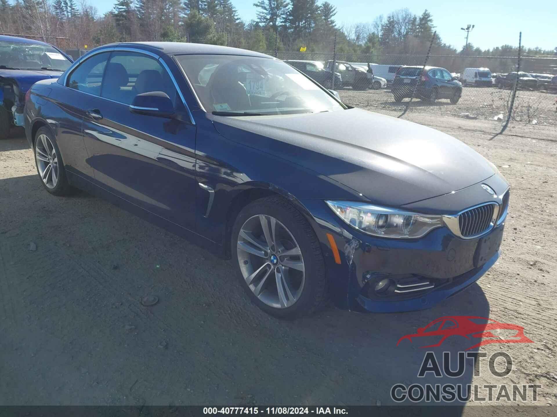 BMW 430I 2017 - WBA4U9C53H5D44258