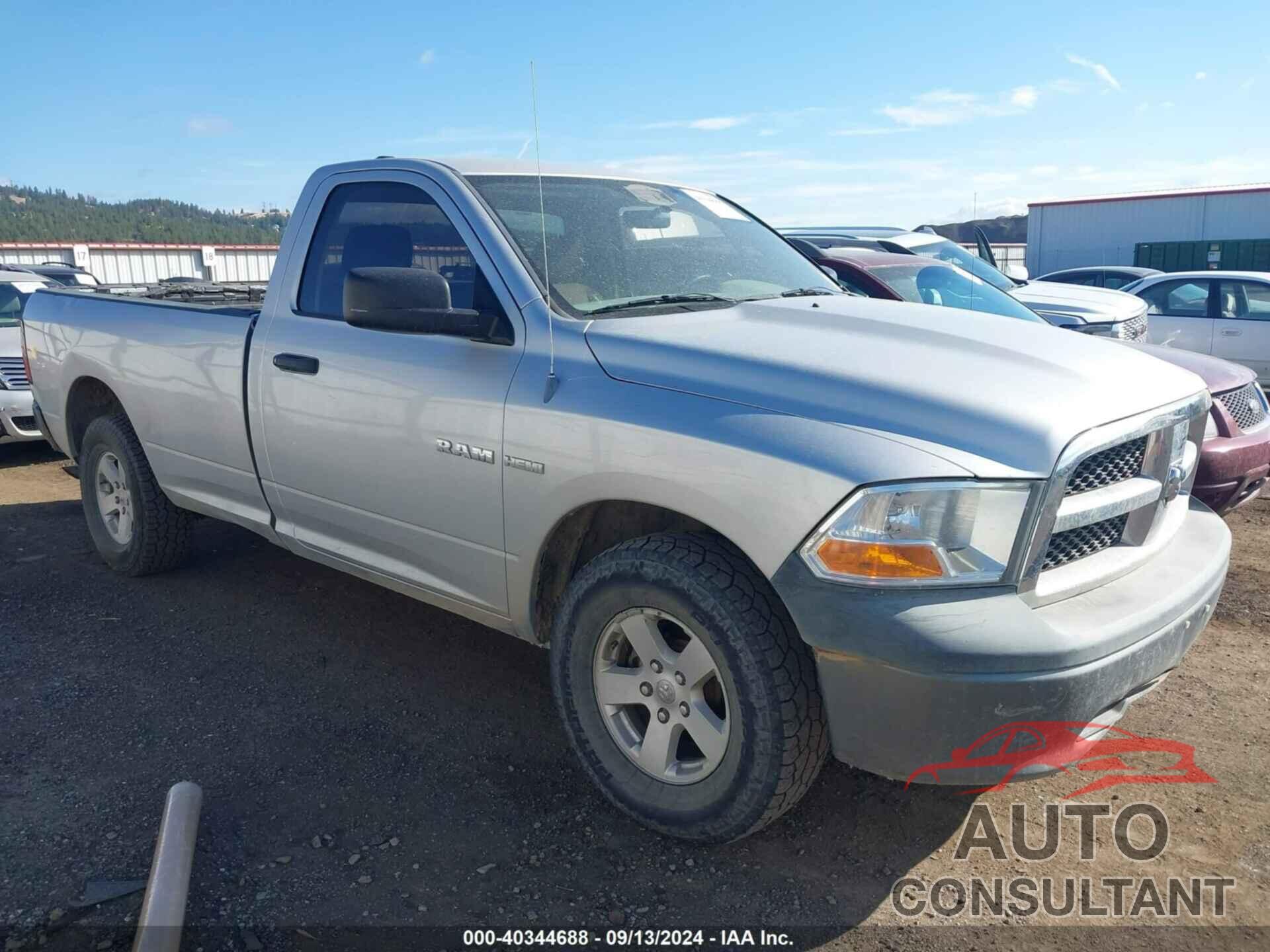 DODGE RAM 1500 2010 - 3D7JV1ET4AG106498